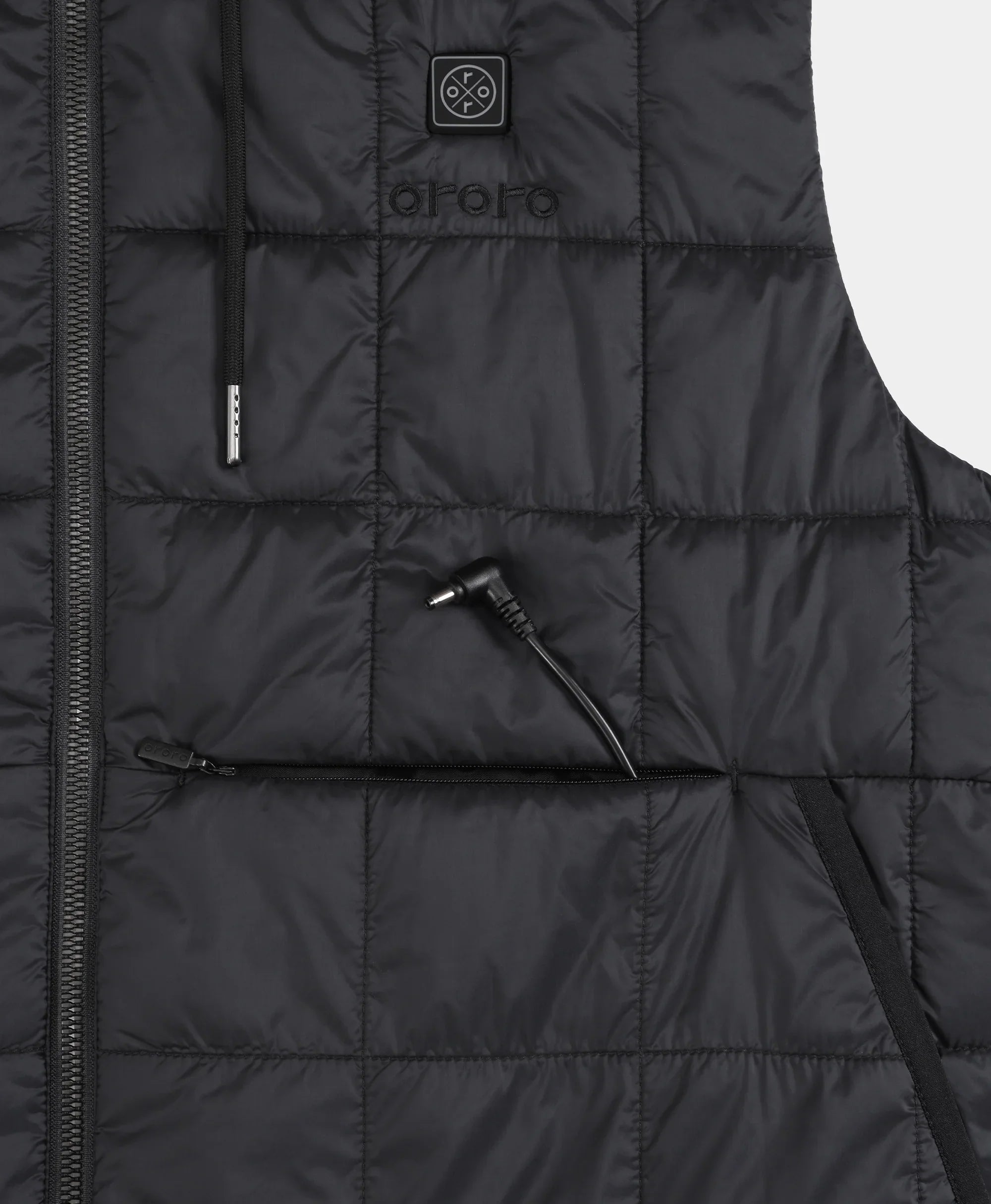 ORORO Heated (Open-box) PuffLyte™ Men's 5-Zone Hooded Heated Vest (Battery Set Not Included) - Image 19