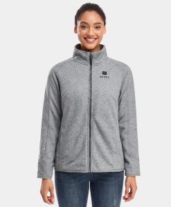 ORORO Heated Women's Heated Full-Zip Fleece Jacket (Apparel Only)