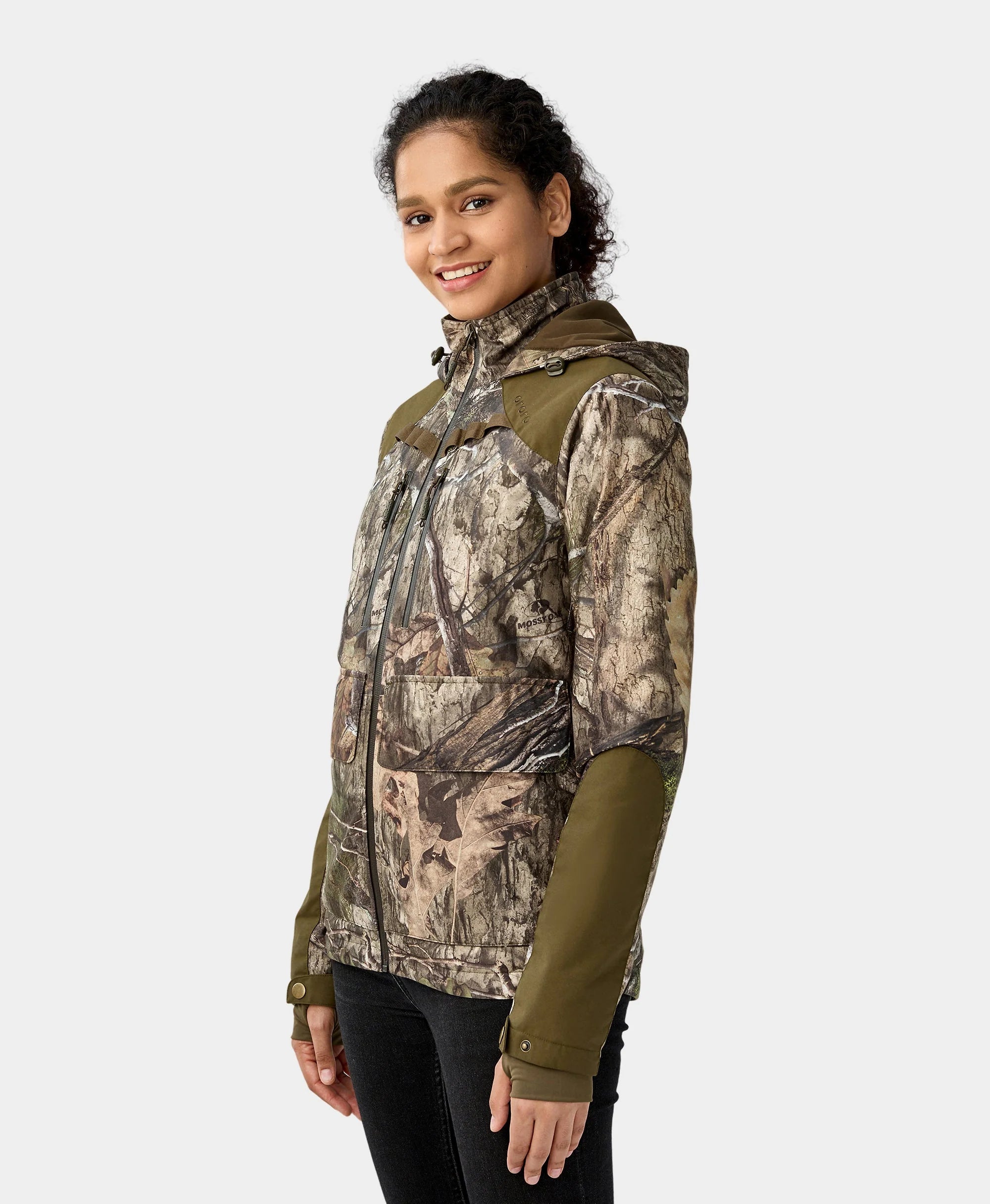 ORORO Heated Women's Heated Hunting Jacket - Camouflage, Mossy Oak® Country DNA (Apparel Only) (ORORO Heated Final Sale) - Image 8