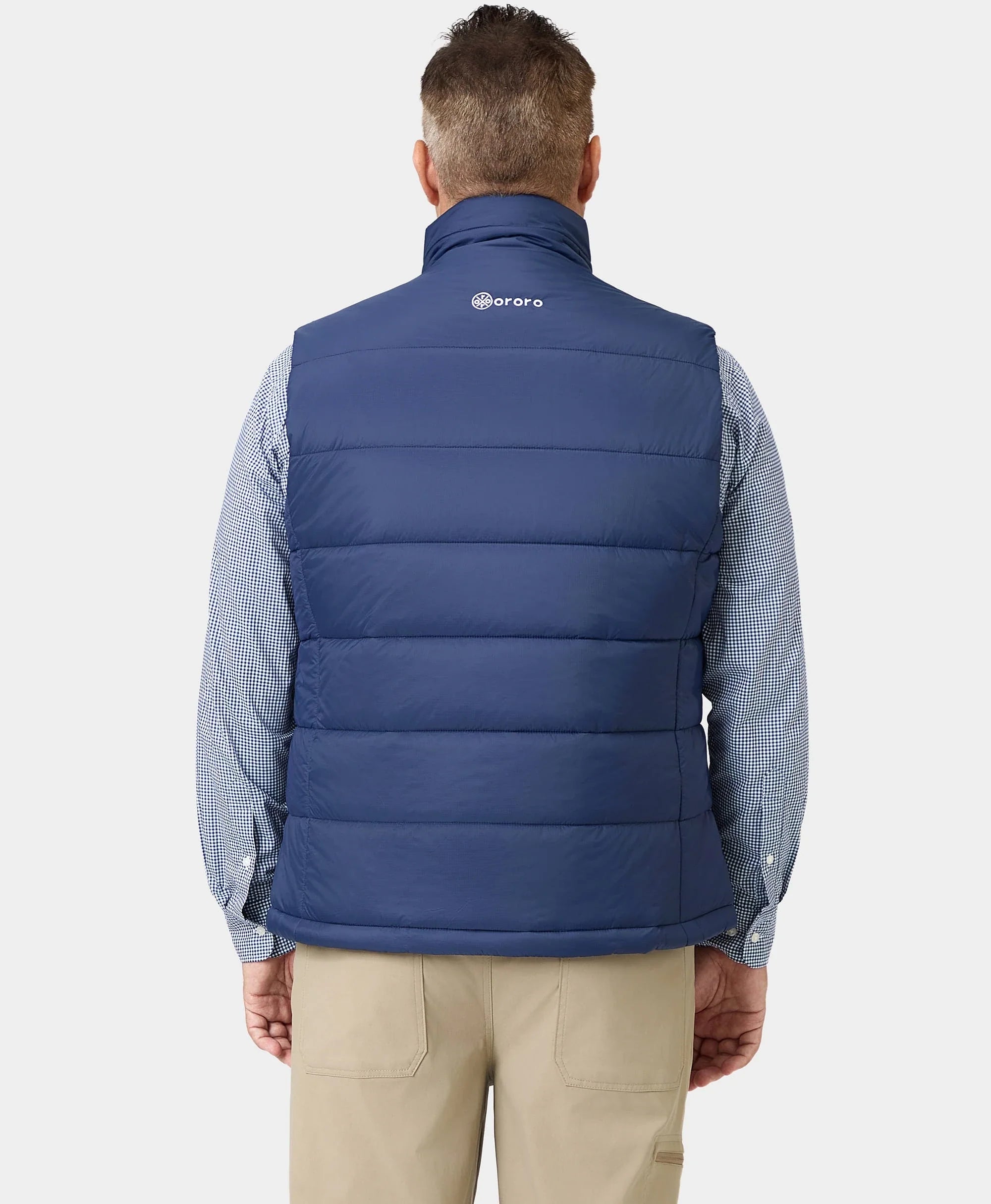 ORORO Heated Men's Classic Heated Vest (Apparel Only) - Image 32