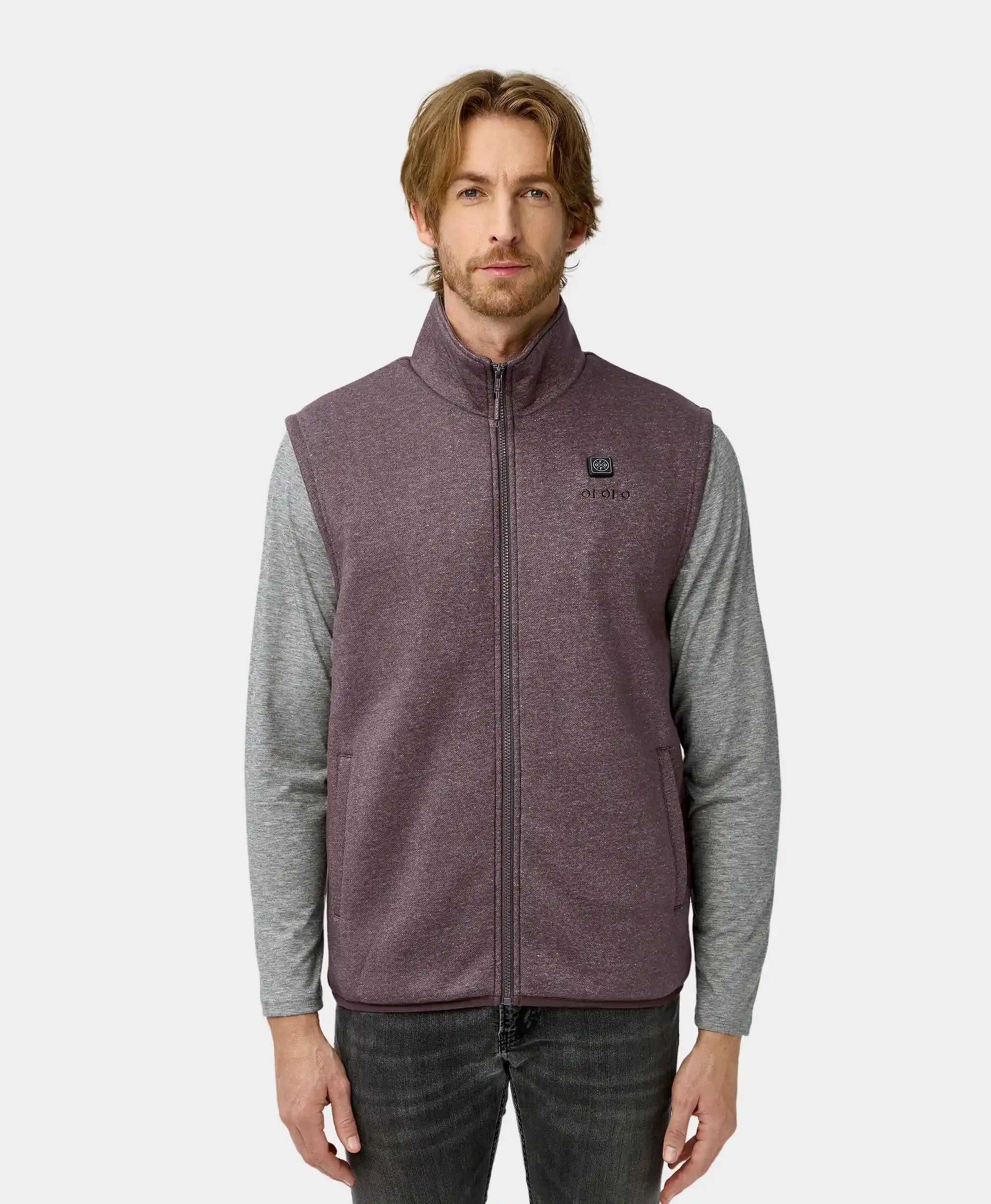 ORORO Heated (Open-box) Men's Heated Fleece Vest (Battery Set Not Included) - Image 21