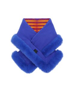 Alternative view of ORORO Heated Queen Cove Unisex Heated Faux Fur Fleece Scarf