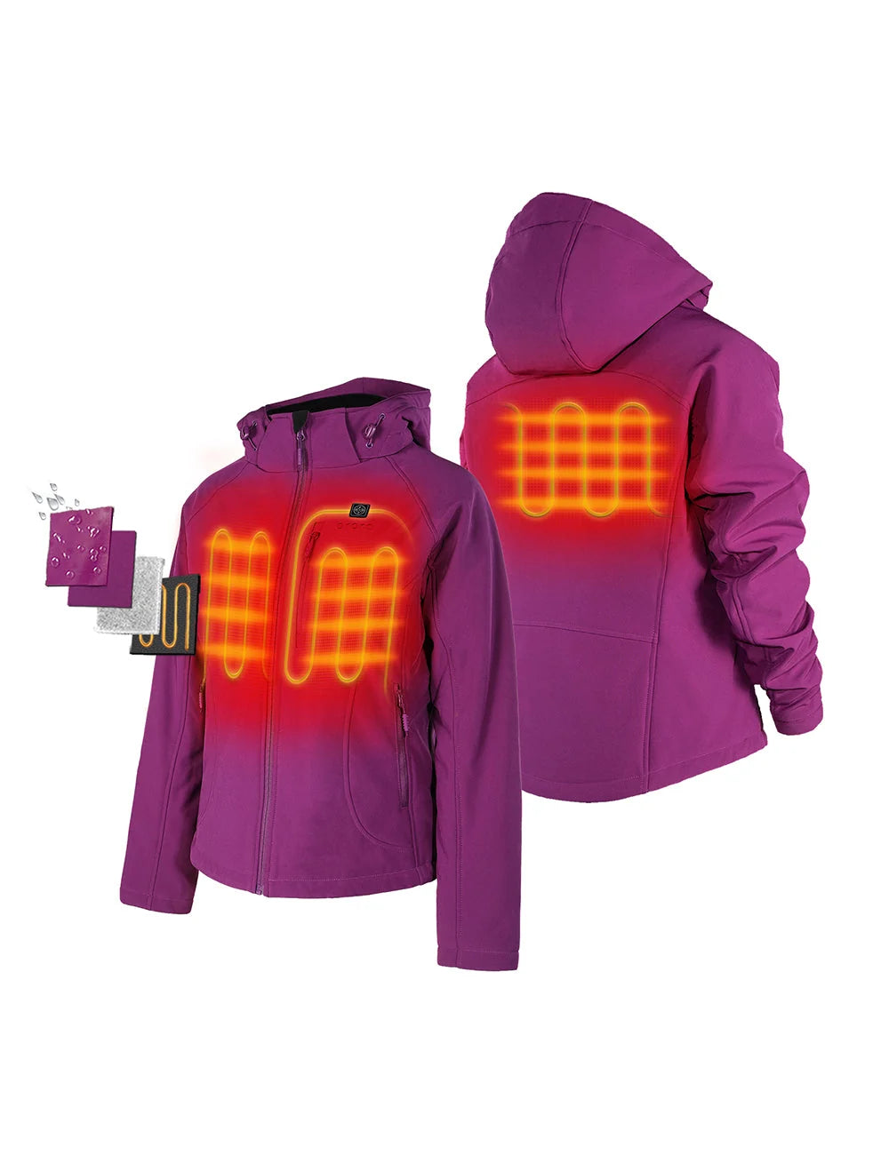 ORORO Heated Women's Classic Heated Jacket (ORORO Heated Final Sale) - Image 9