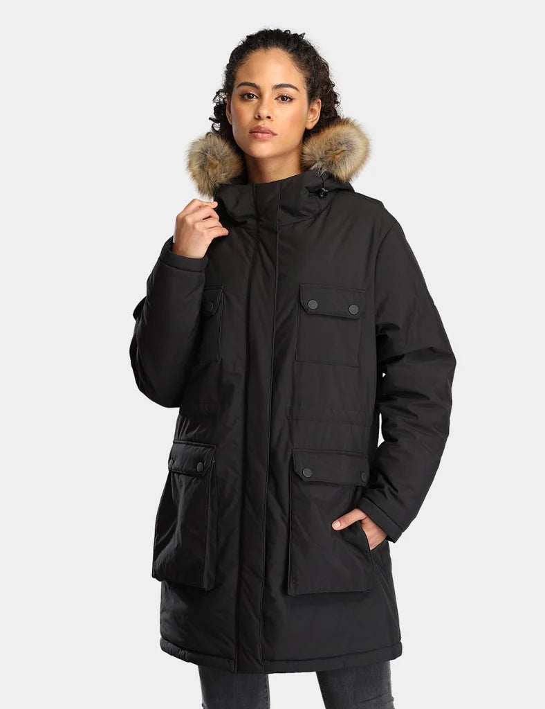 ORORO Heated (Open-box) Women's Heated Thermolite® Parka (4 Heating Zones) (Battery Set Not Included) - Image 2