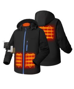 Alternative view of ORORO Heated Men's 4-Zone Classic Heated Jacket