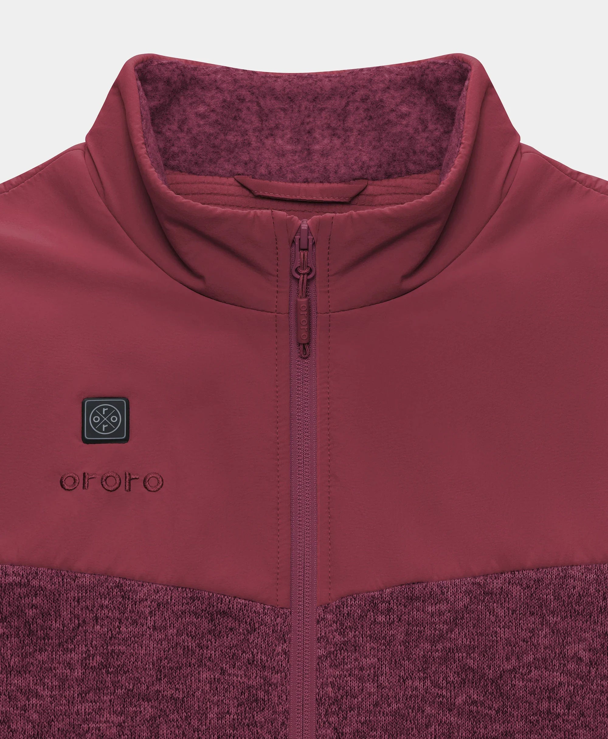 ORORO Heated Augusta Women's Heated Sweater Fleece Vest (Apparel Only) - Image 28