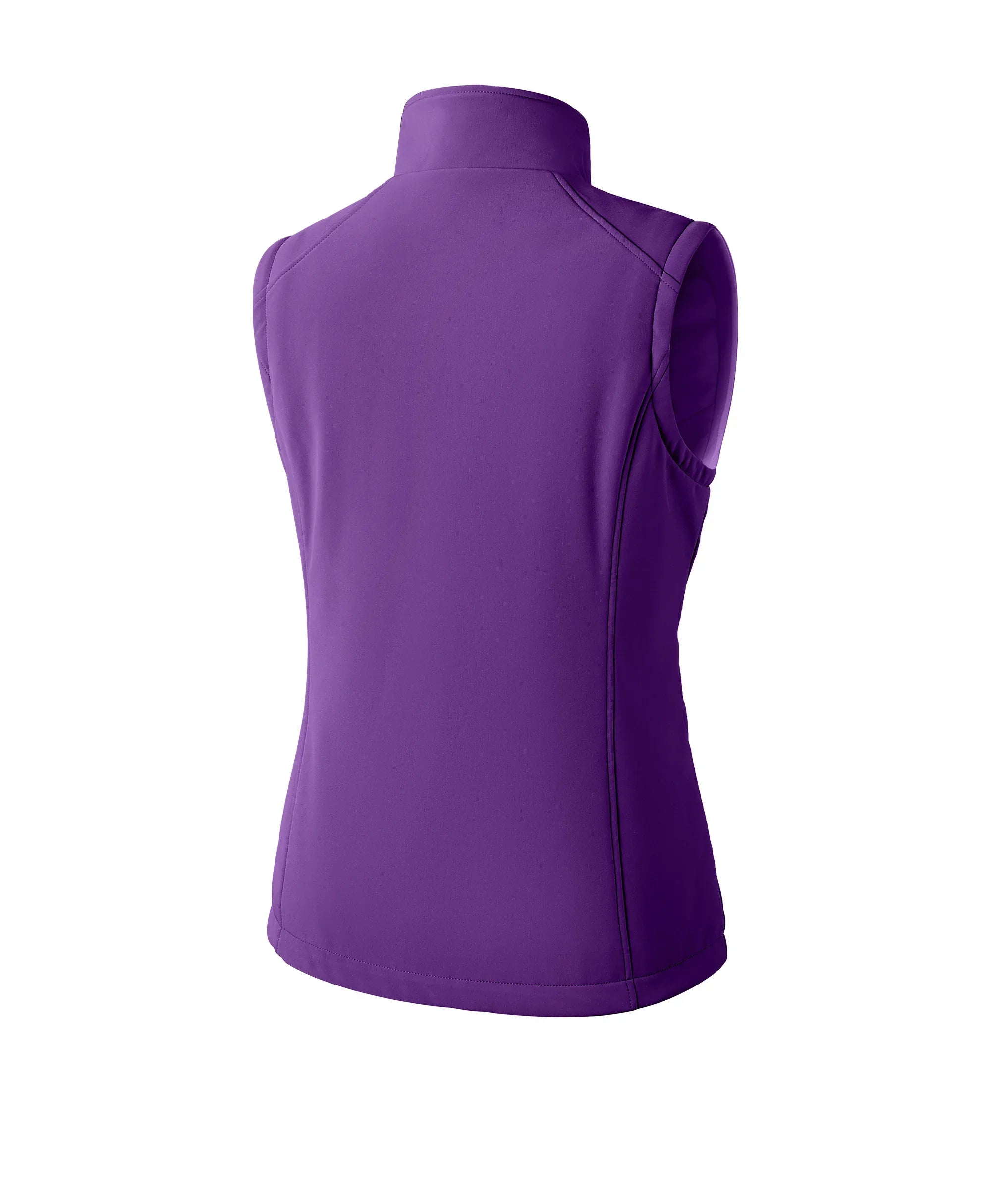 ORORO Heated Women's 4-Zone Heated Softshell Vest (Purple) - Westminster Kennel Club® Edition - Image 5