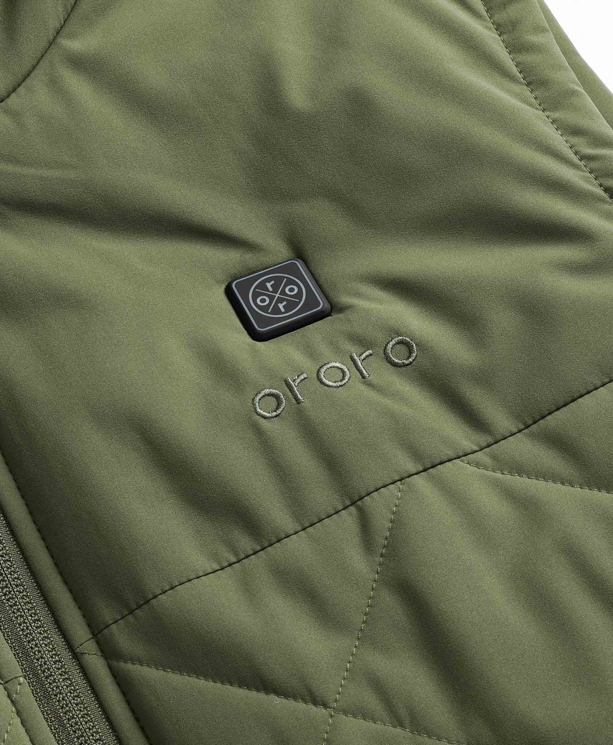 ORORO Heated Men's Heated Quilted Vest (Apparel Only) - Image 24