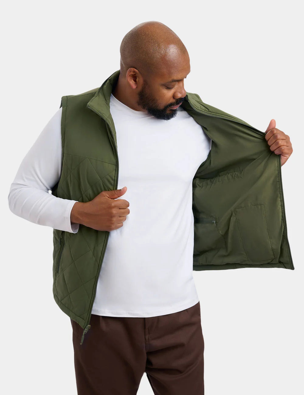 ORORO Heated Men's Heated Quilted Vest - New Colors - Image 14