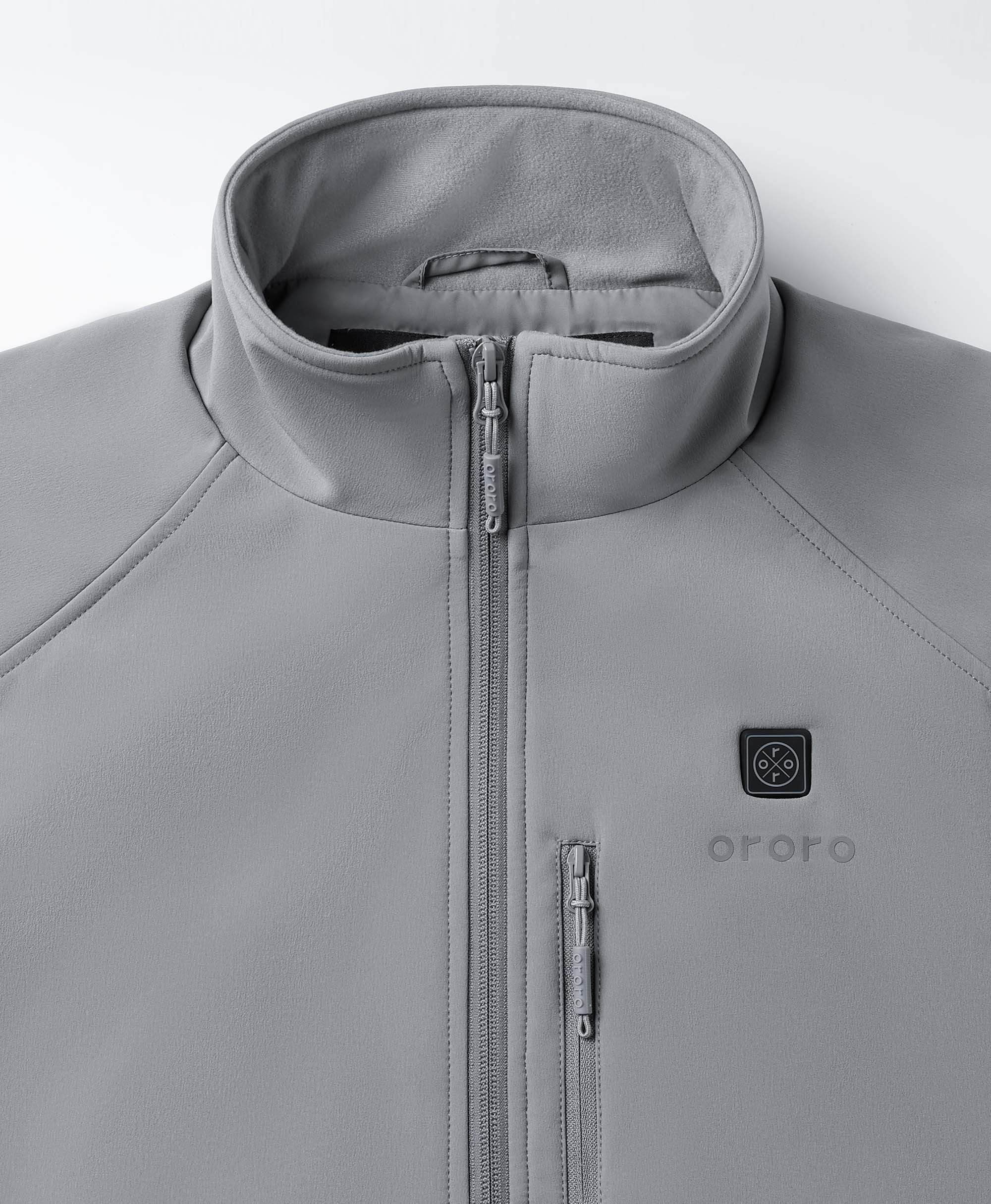 ORORO Heated Men's Heated Softshell Vest - Lower Back Heating - Image 36