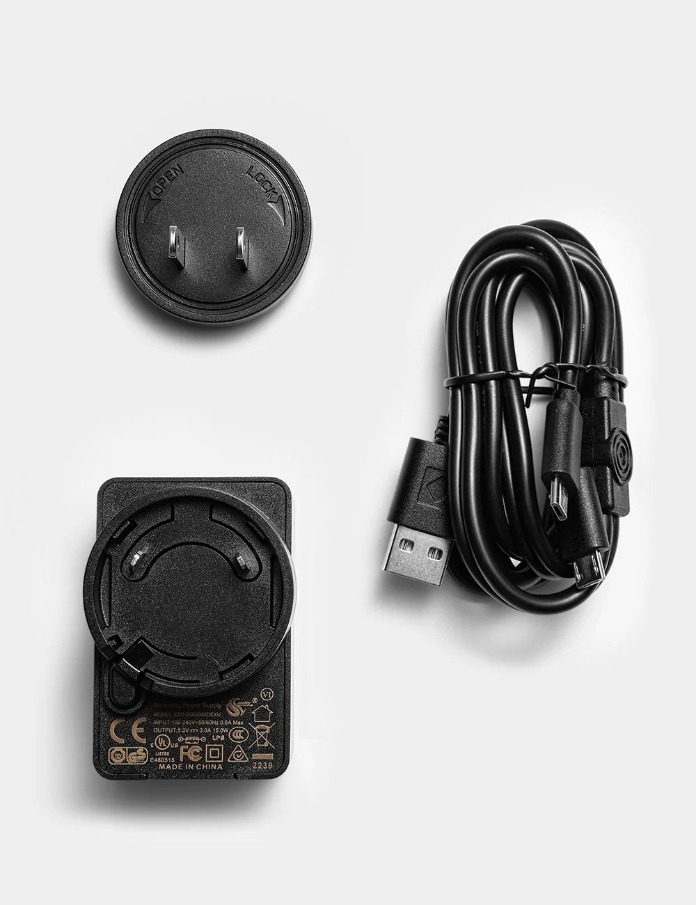 ORORO Heated (Open-box) Dual Battery Charger & Cable for B22A Battery (for Gloves/Mittens/Scarf 2.0)