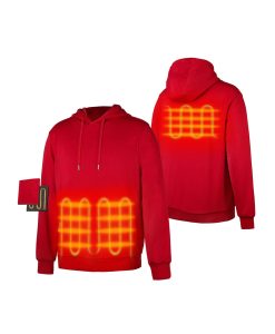 ORORO Heated (Open-box) Unisex Heated Pullover Hoodie with Pocket Heating (Battery Set Not Included)