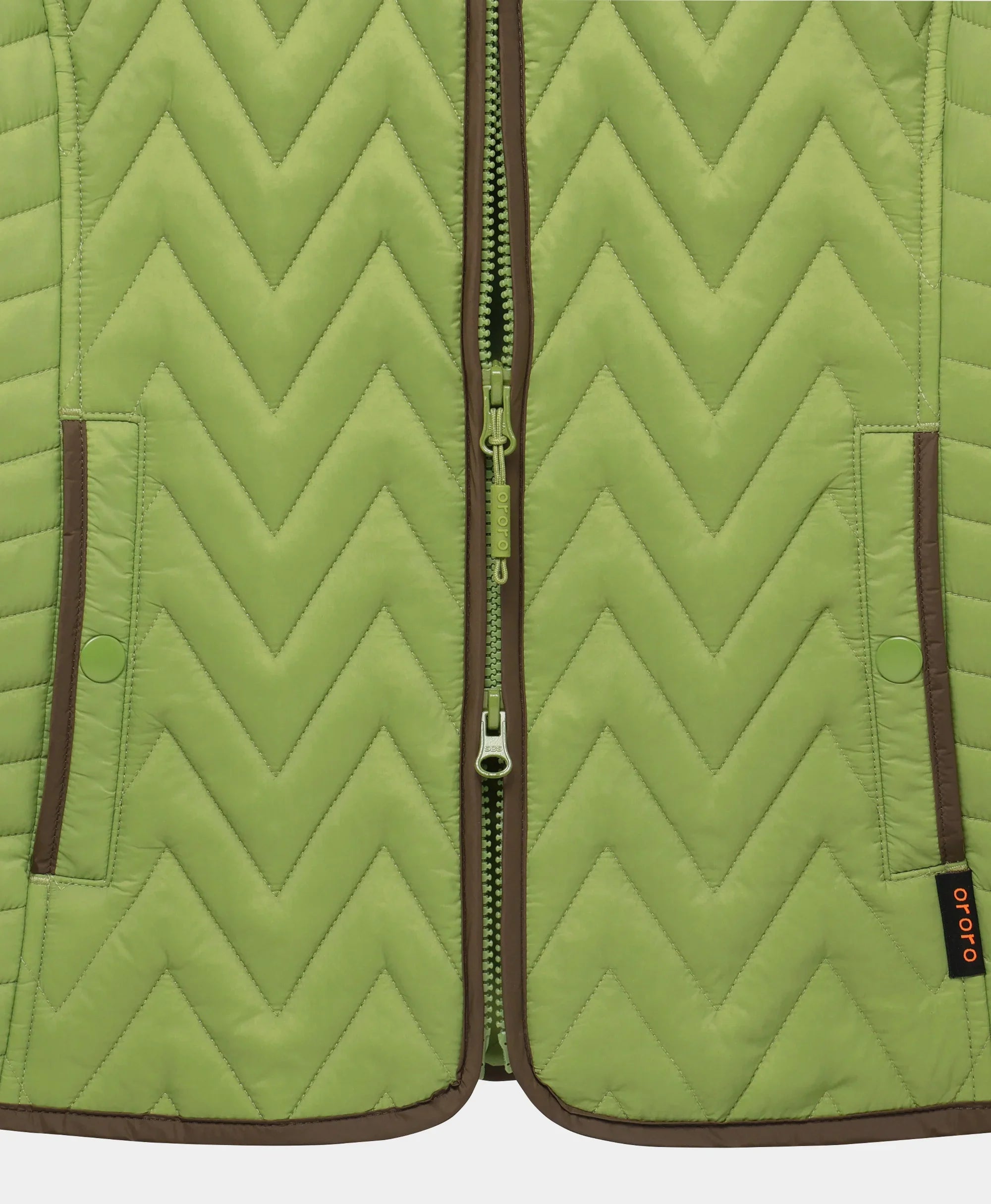 ORORO Heated Women's Heated Chevron Quilted Vest - Image 28