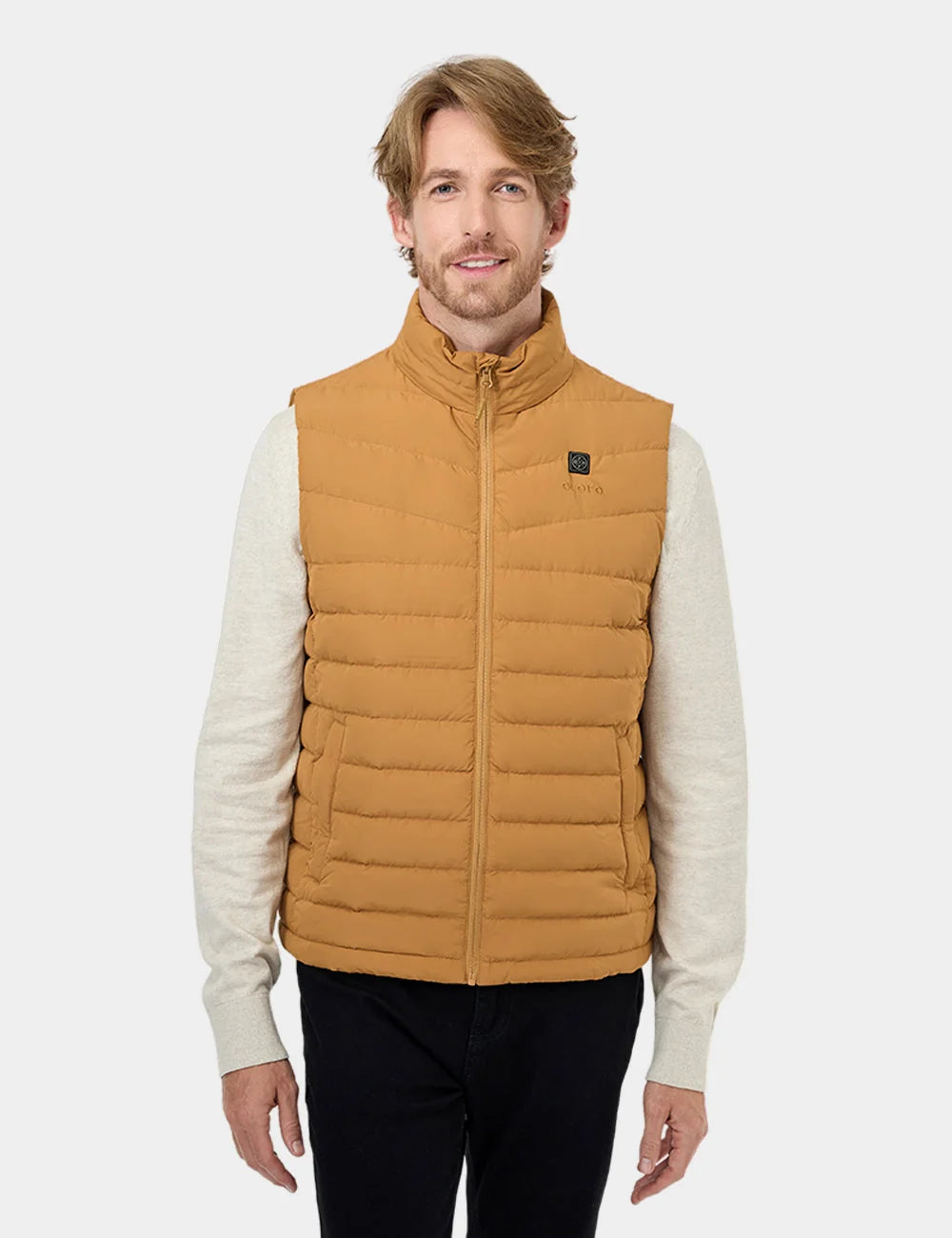 ORORO Heated (Open-box) Men's Heated Lightweight Down Vest (Battery Set Not Included) - Image 31
