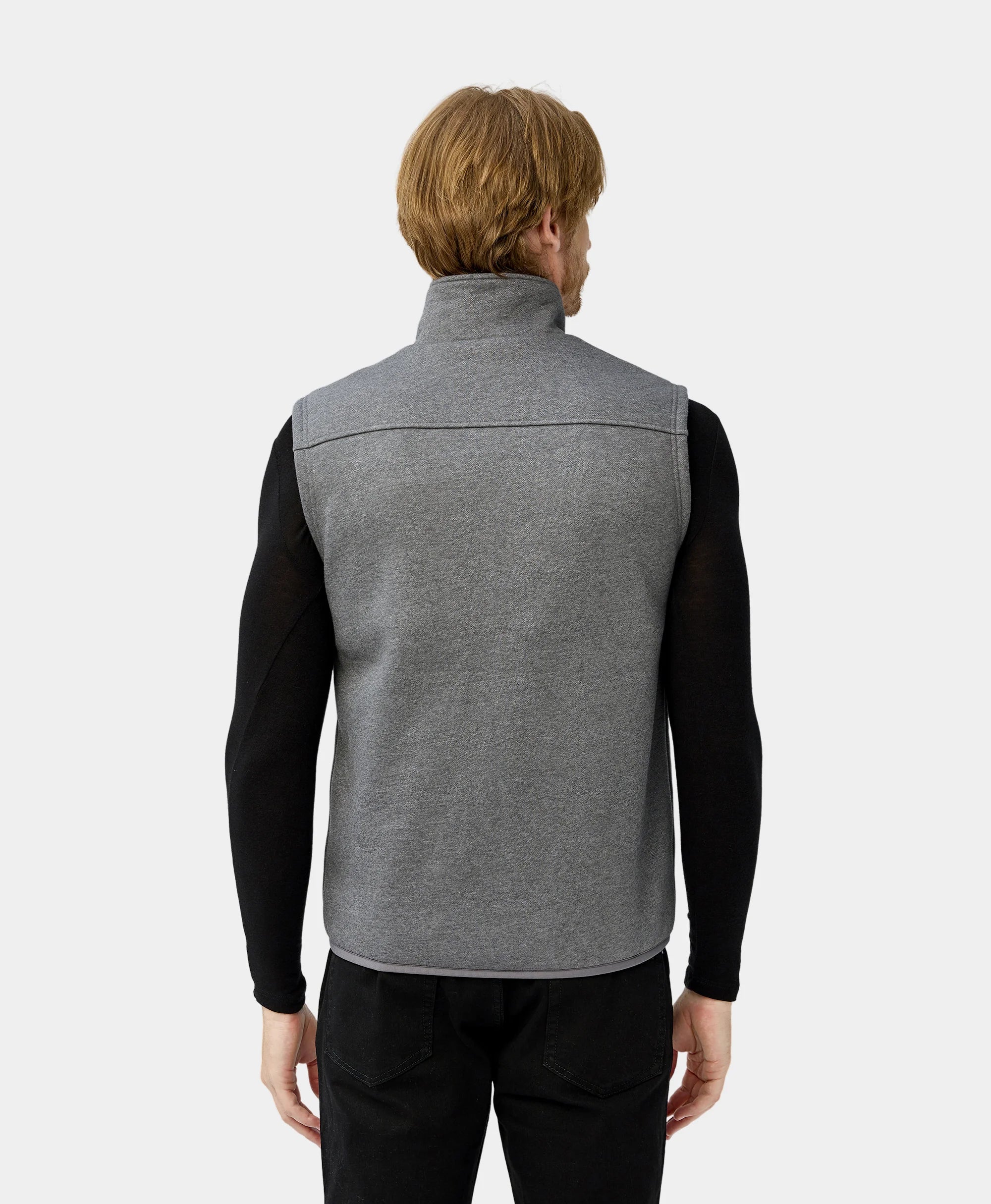 ORORO Heated (Open-box) Men's Heated Fleece Vest (Battery Set Not Included) - Image 33
