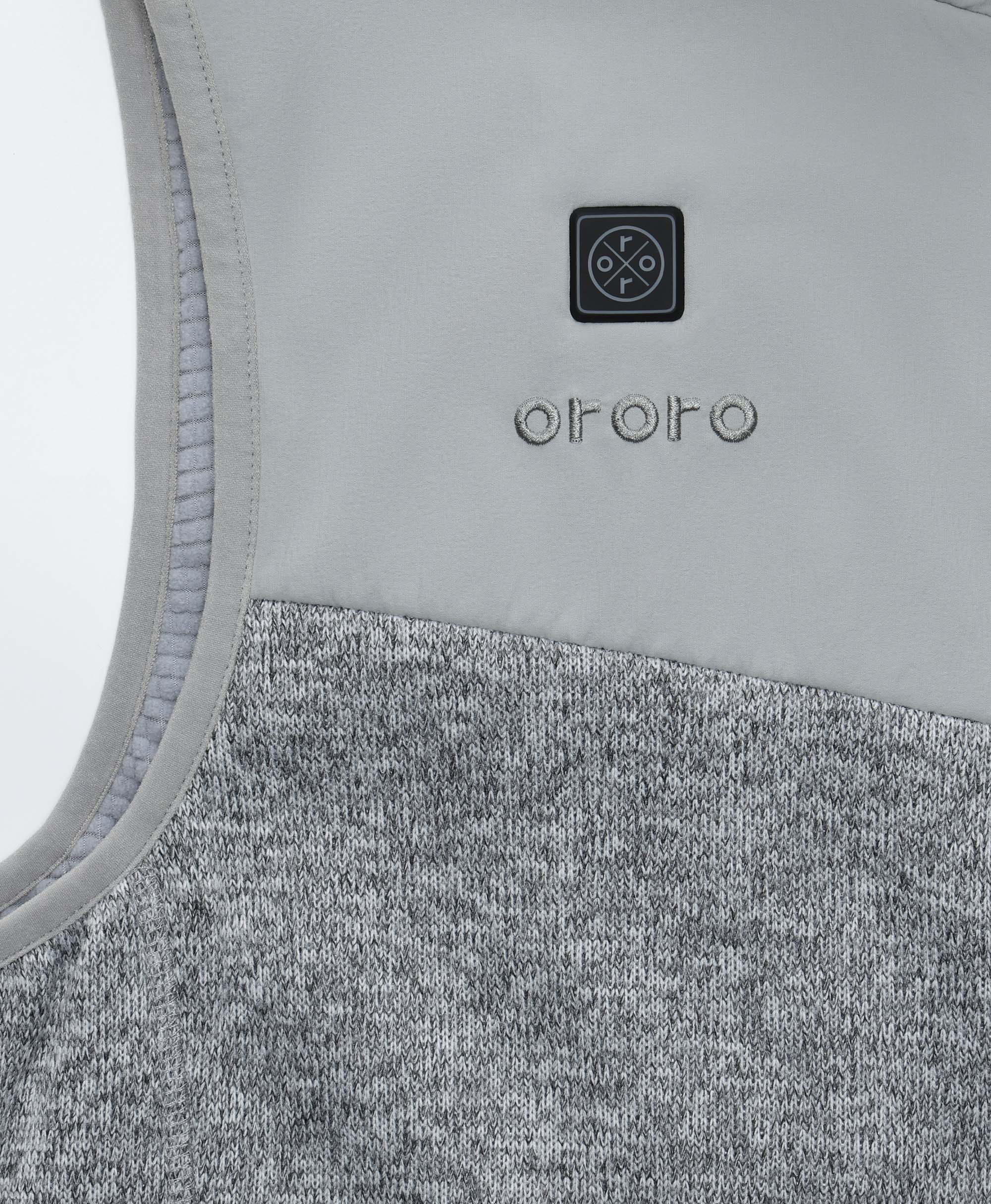 ORORO Heated (Open-box) Augusta Men's Heated Sweater Fleece Vest (Battery Set Not Included) - Image 21