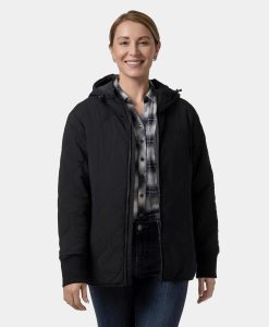 ORORO Heated Stargazer Women's Heated Quilted Hoodie Jacket (ORORO Heated Final Sale)