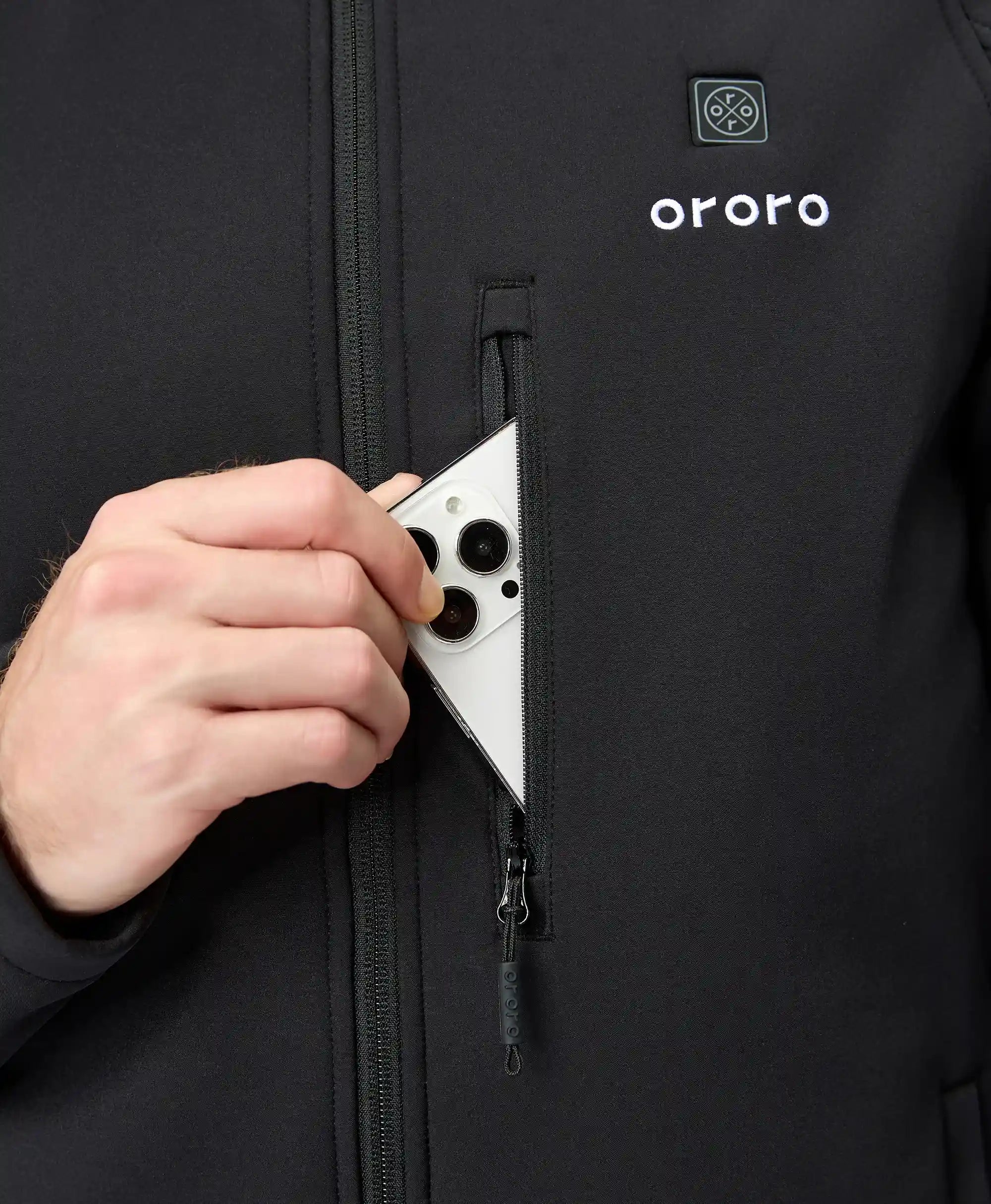 ORORO Heated Paragon Men's Heated Jacket (Apparel Only) - Image 11