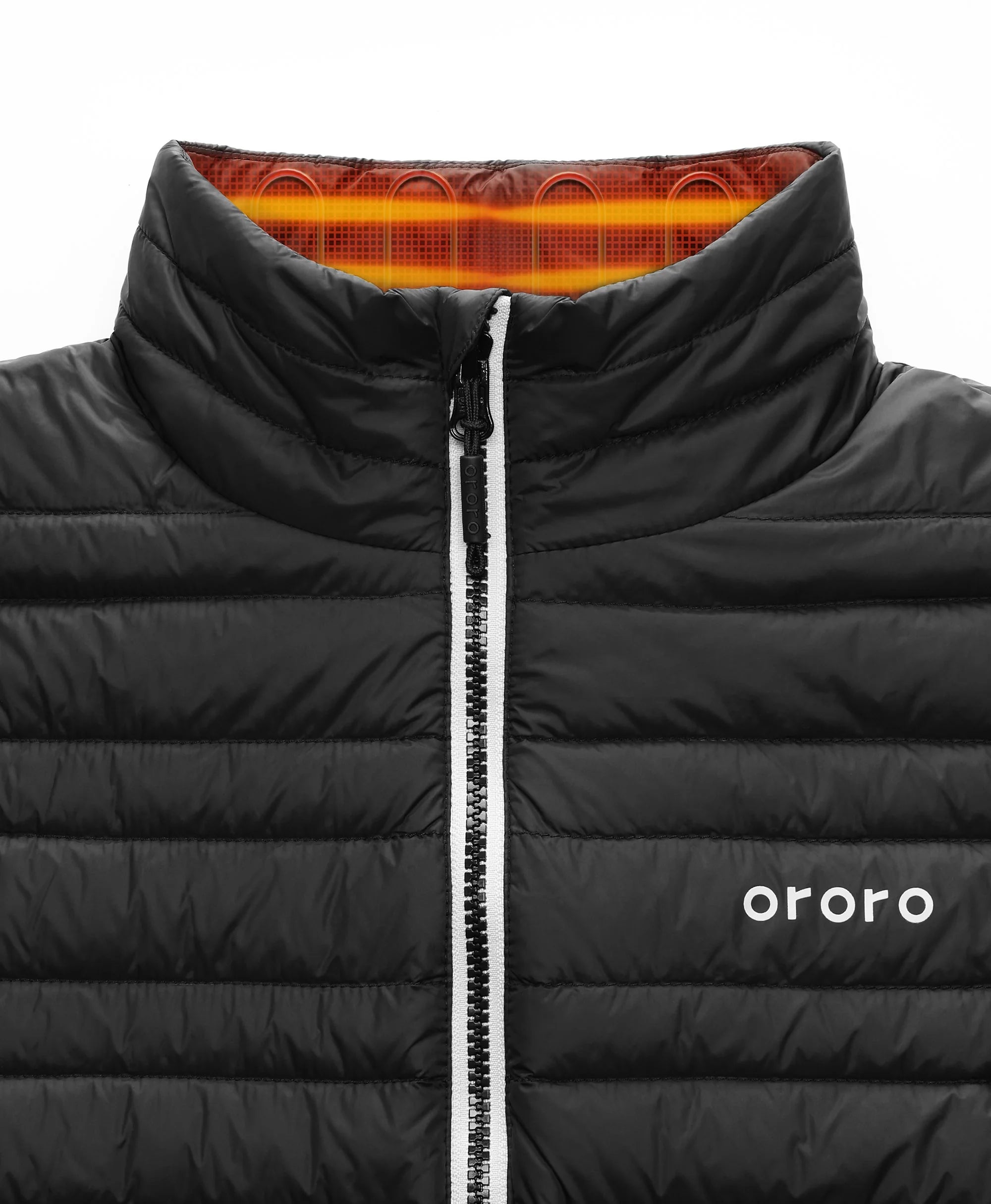 ORORO Heated River Ridge Women's 4-Zone Heated Lightweight Down Jacket (Apparel Only) - Image 24