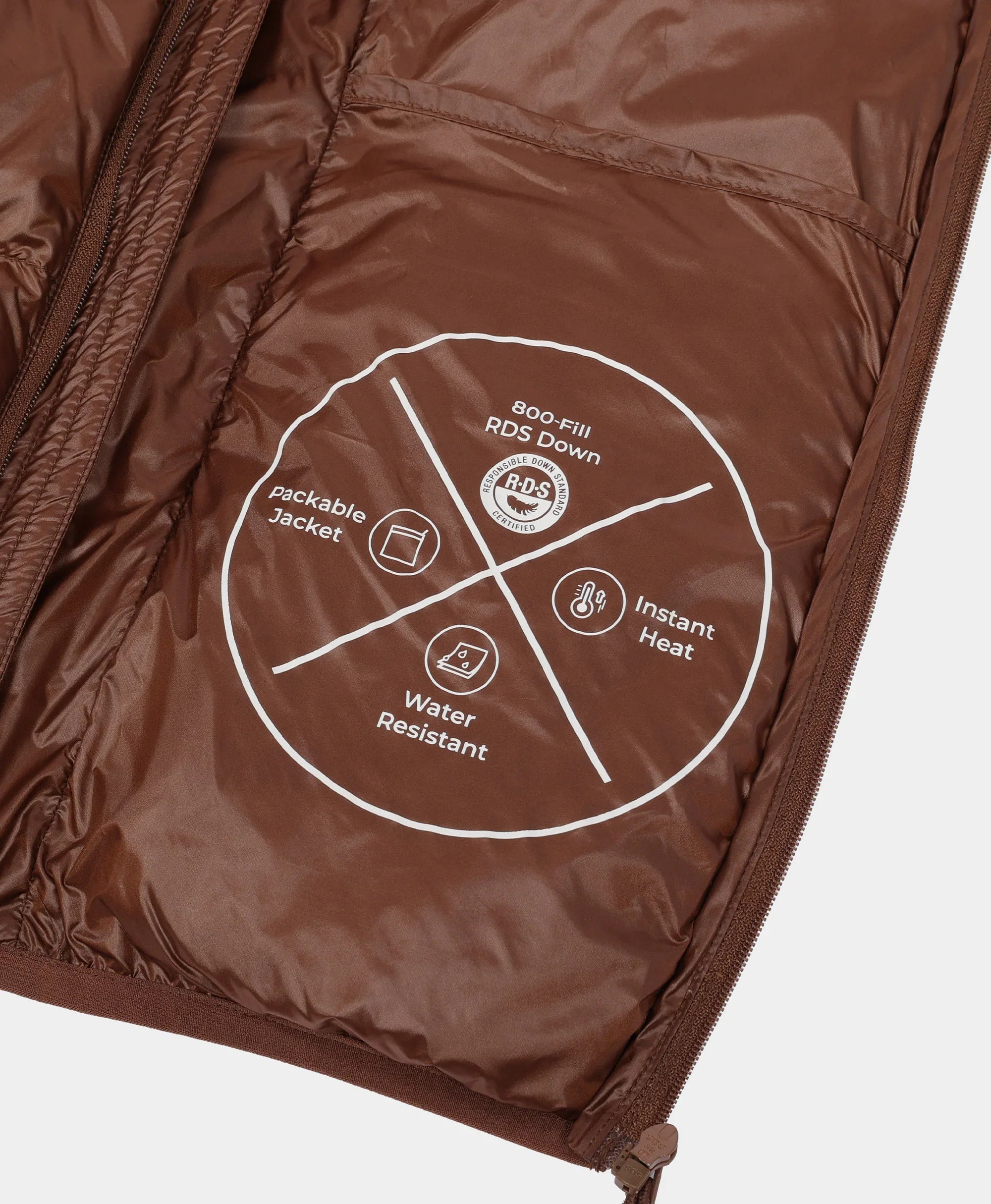 ORORO Heated Aero Women's 4-Zone Packable Heated Down Jacket - Image 4