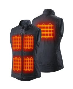 ORORO Heated (Open-box) Cheyenne Women's 5-Zone Dual-Control Heated Canvas Vest (Battery Set Not Included)