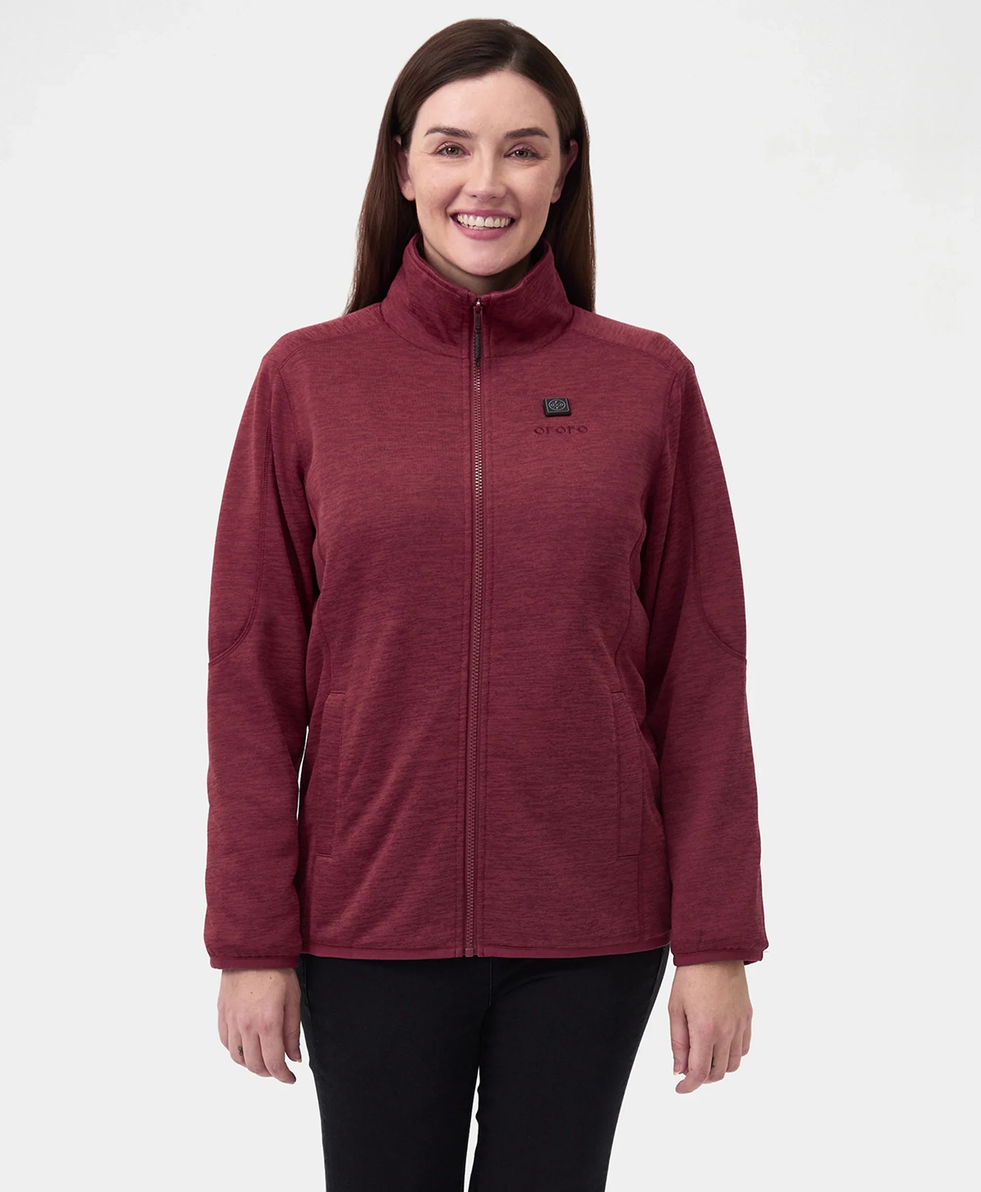 ORORO Heated Women's Heated Full-Zip Fleece Jacket - Image 19