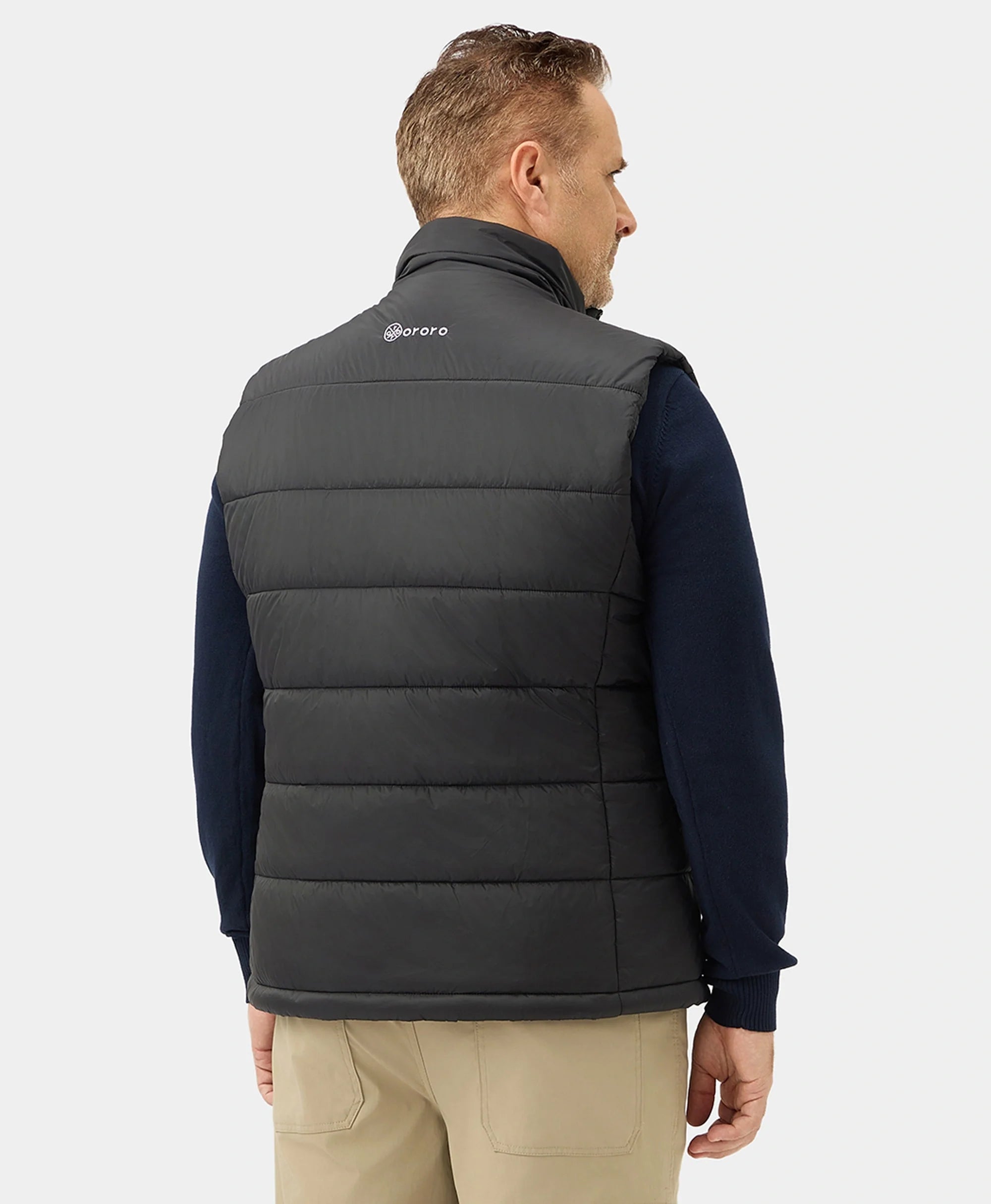 ORORO Heated Men's Classic Heated Vest (Apparel Only) - Image 7