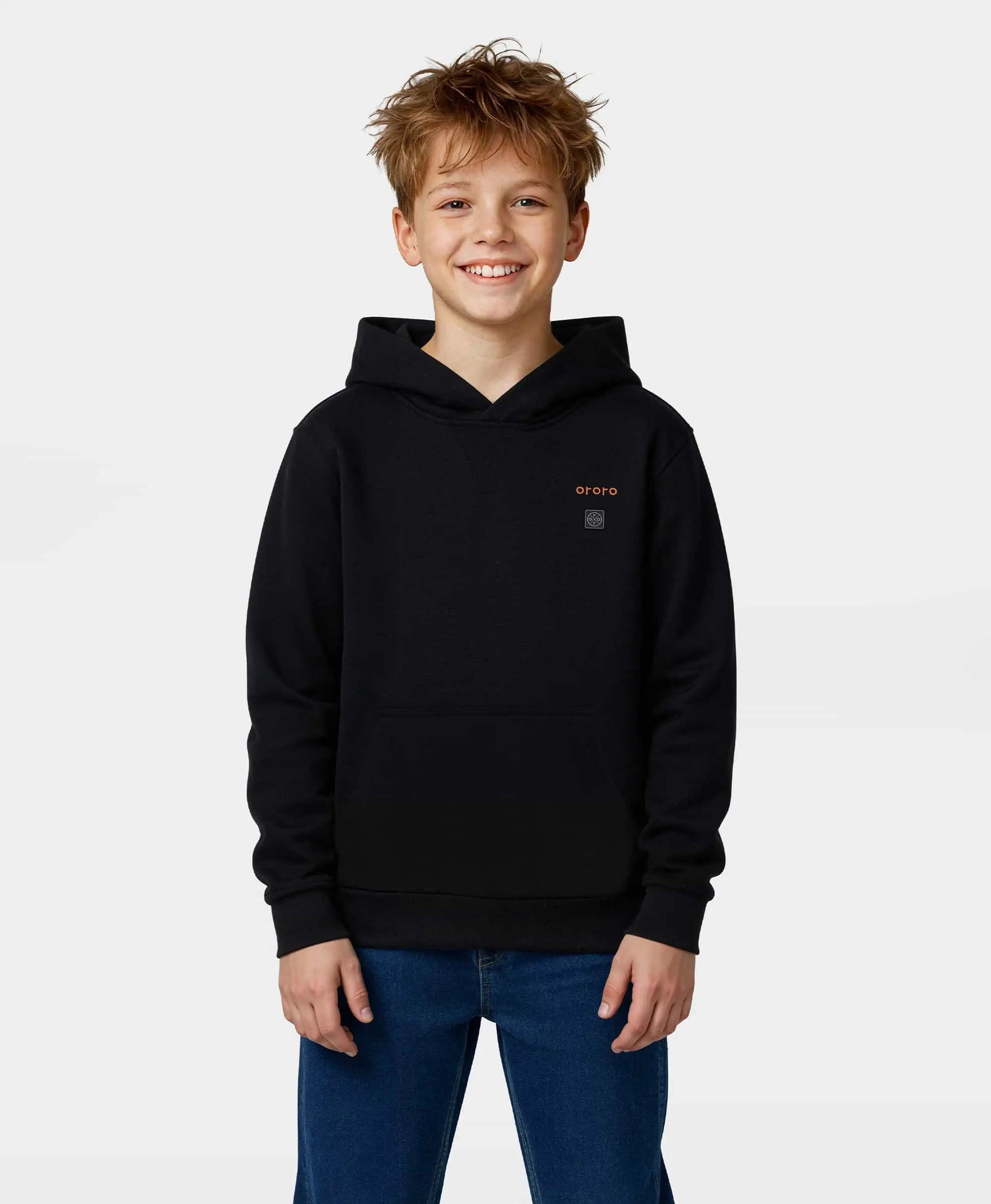 ORORO Heated Kids' 4-Zone Heated Pullover Hoodie