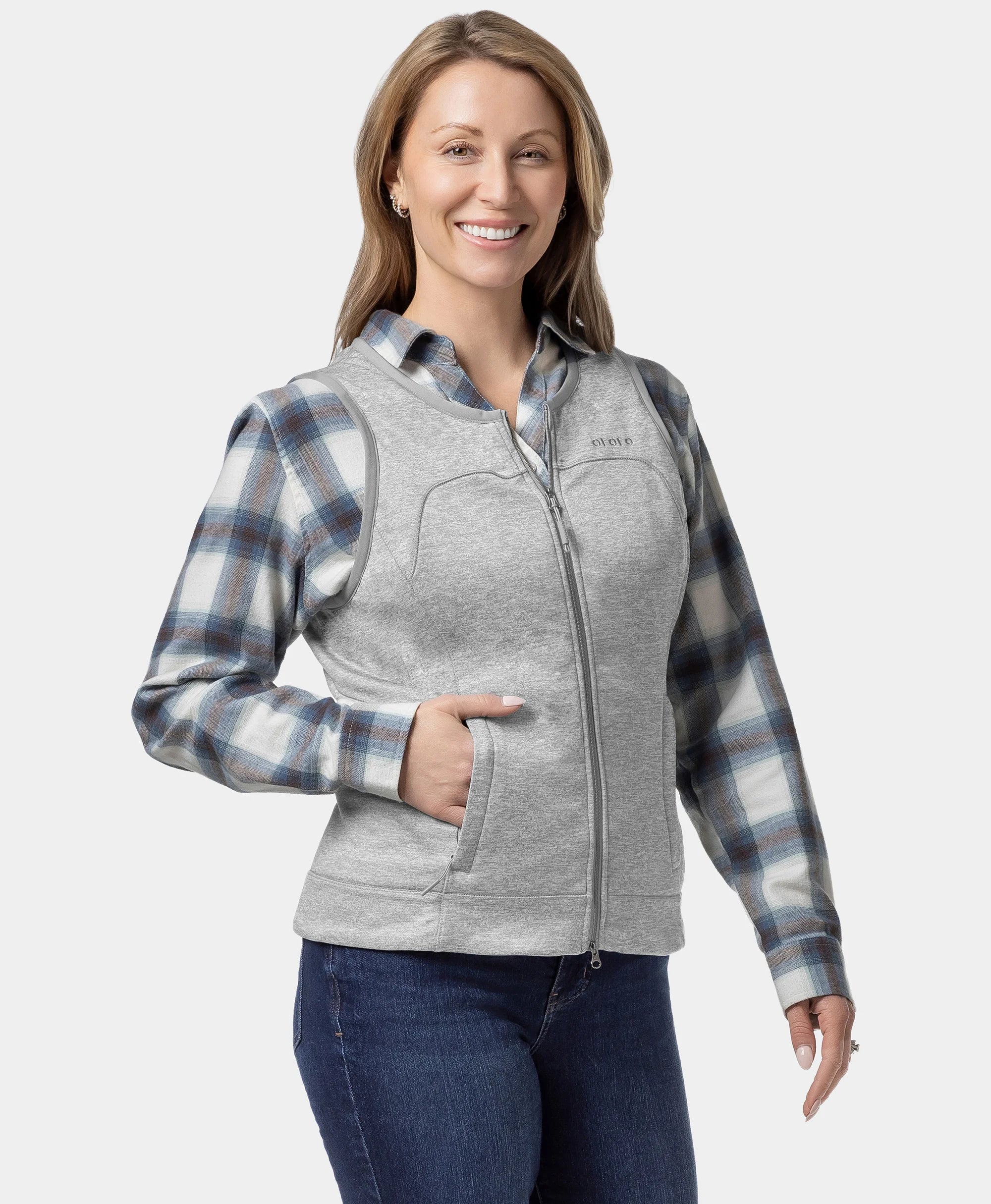 ORORO Heated (Open-box) Suzanne Women's Heated Soft Armor Vest (Battery Set Not Included) - Image 7