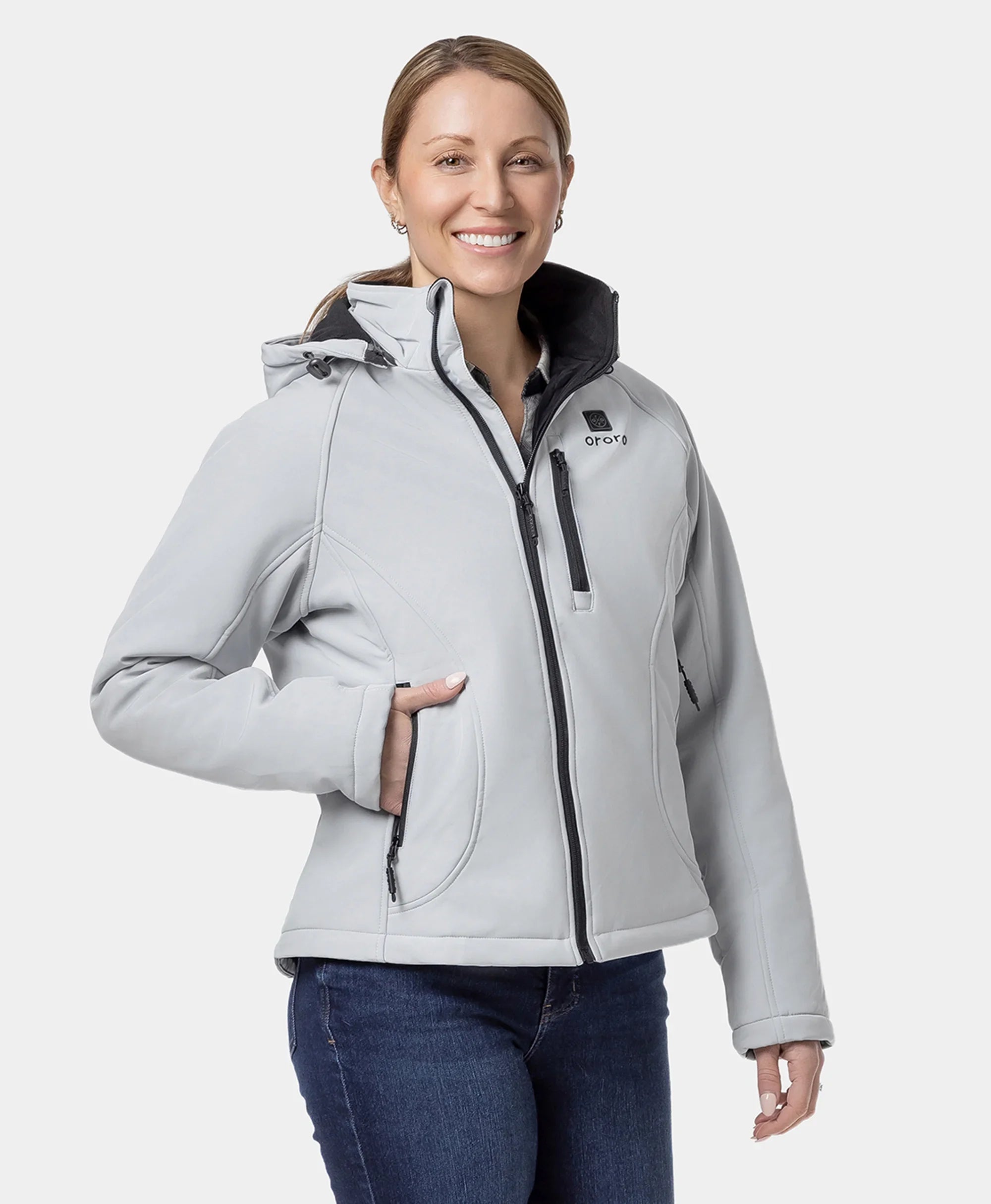 ORORO Heated Women's Classic Heated Jacket 2.0 (4 Heating Zones) - Image 2