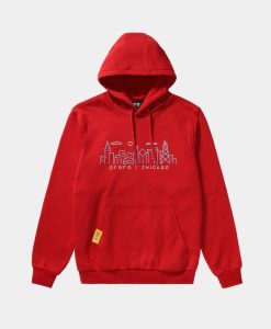 ORORO Heated Final Sale - Heated Pullover Hoodie - Chicago Edition (Apparel Only)