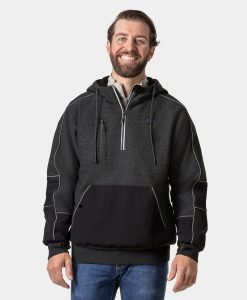 ORORO Heated Wayne Men's 5-Zone Heated Pullover Hoodie