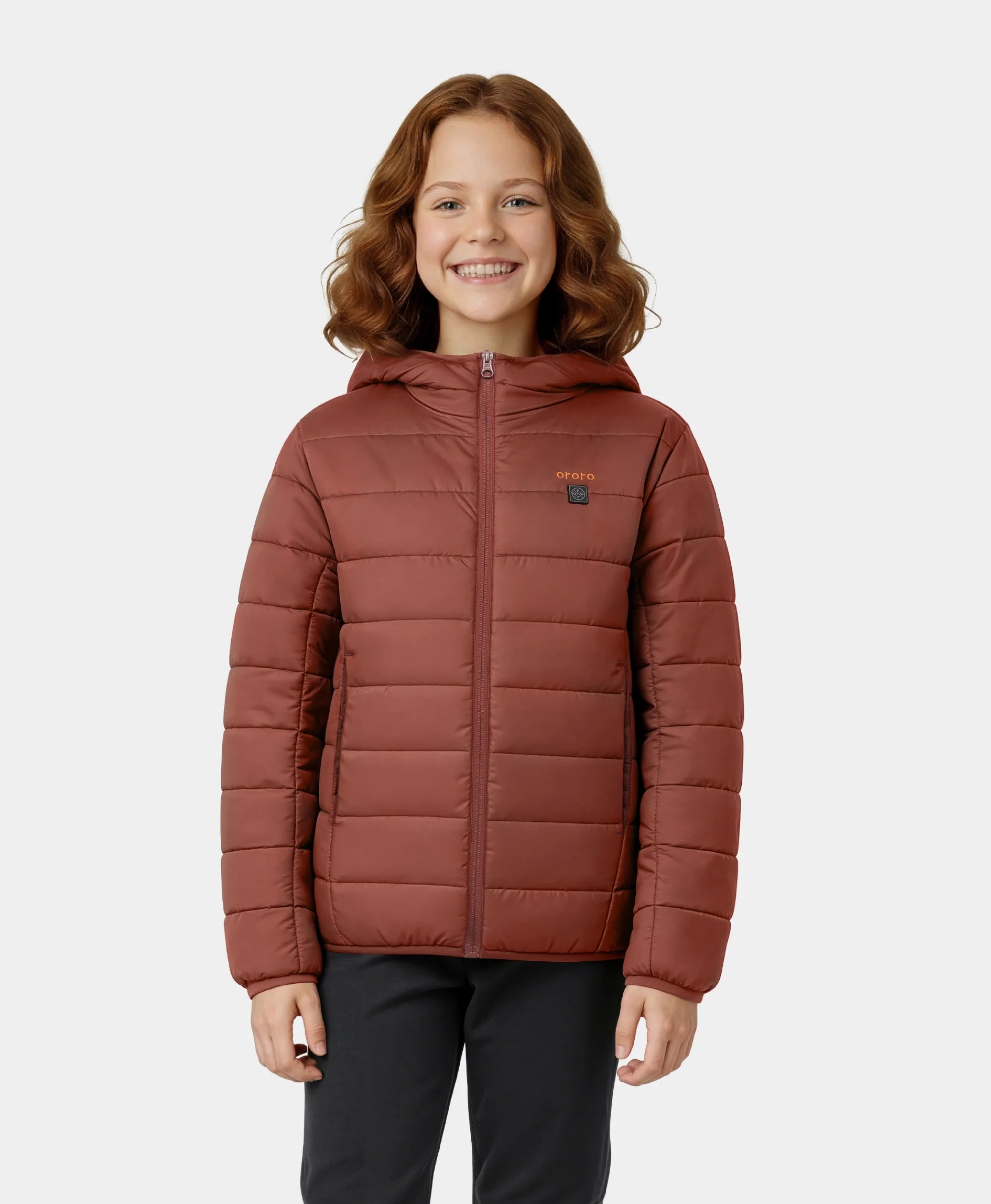 ORORO Heated Kids' 4-Zone Heated Lightweight Puffer Jacket