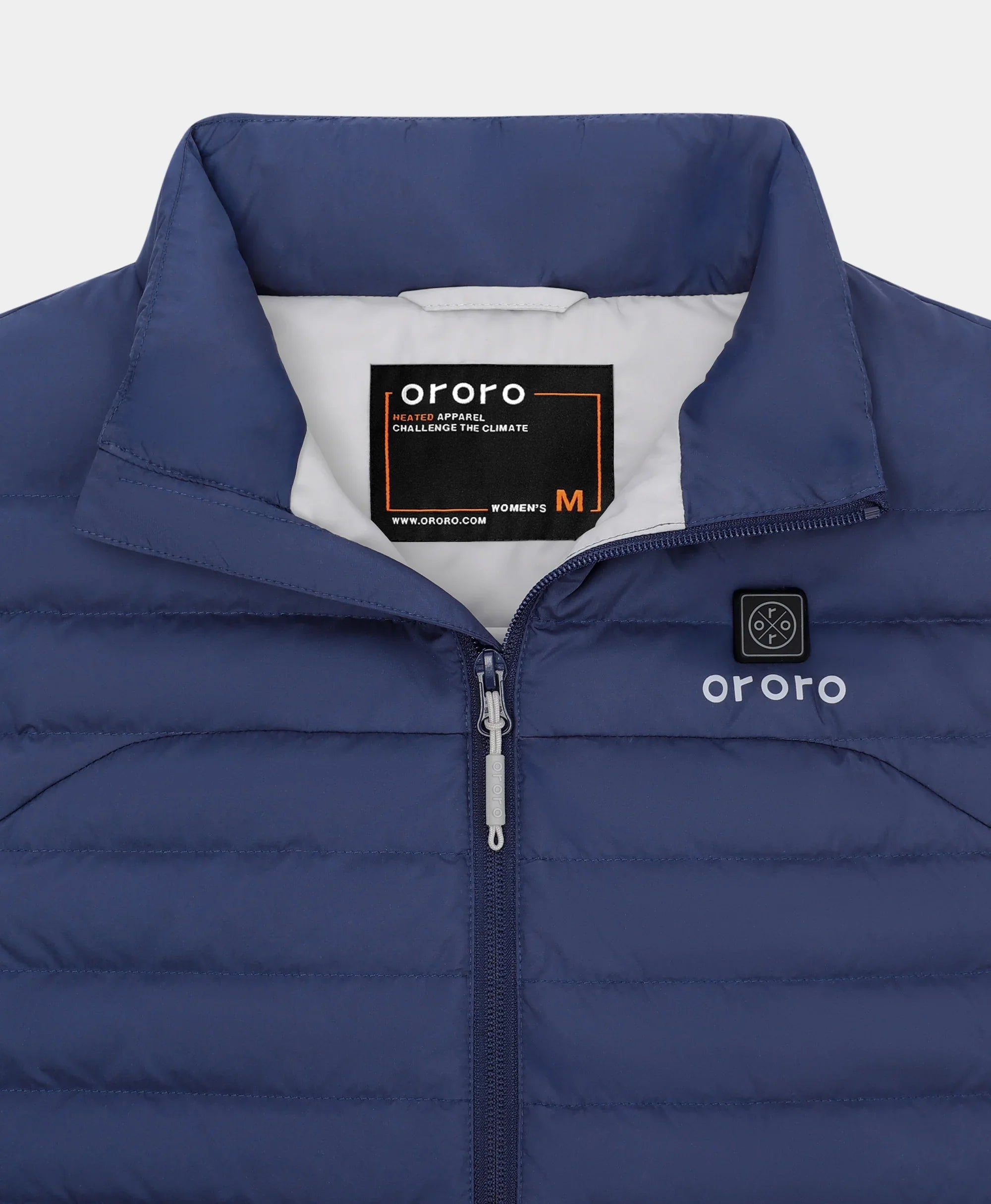 ORORO Heated (Open-box) Cloudmere Women's 5-Zone Heated Long Down Vest (Battery Set Not Included) - Image 32