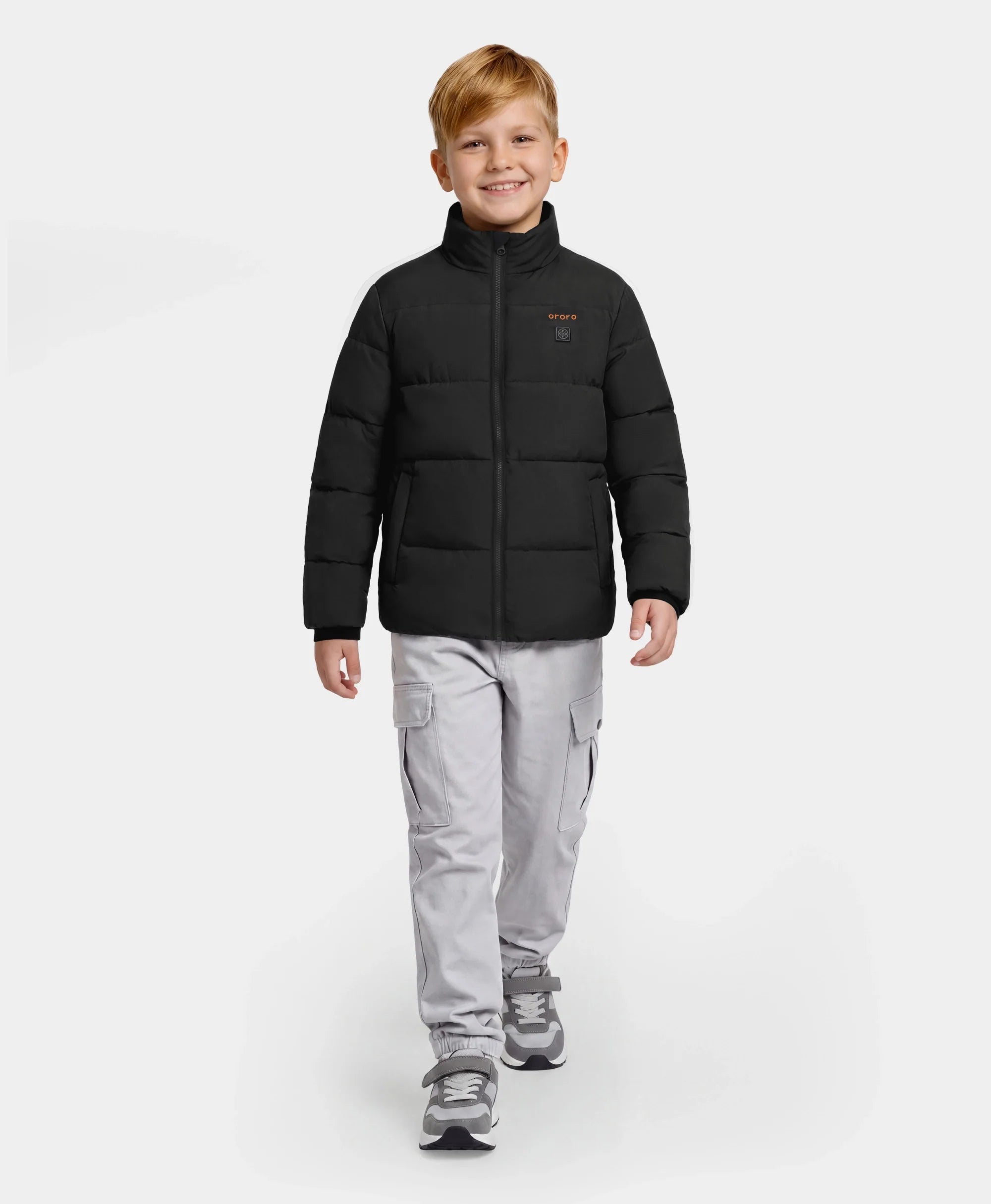 ORORO Heated Kids' 4-Zone Heated Down Jacket (Apparel Only) - Image 15