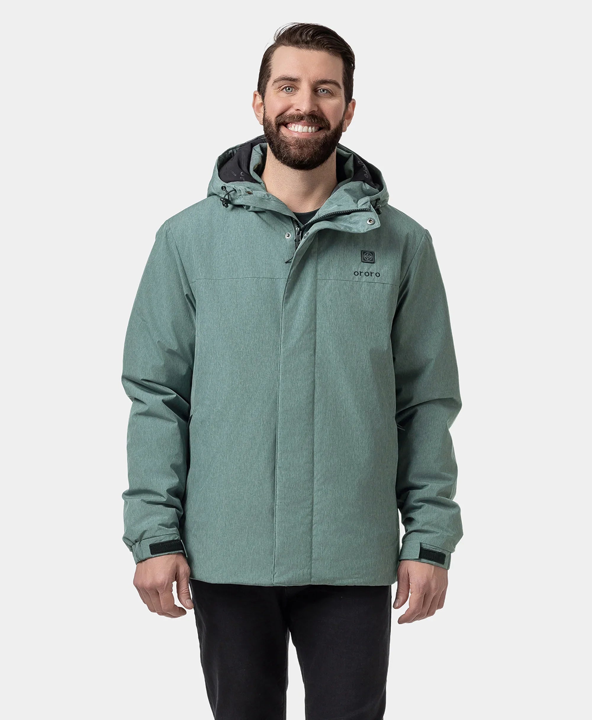 ORORO Heated Men's Thermolite® Heated Padded Jacket - Image 23