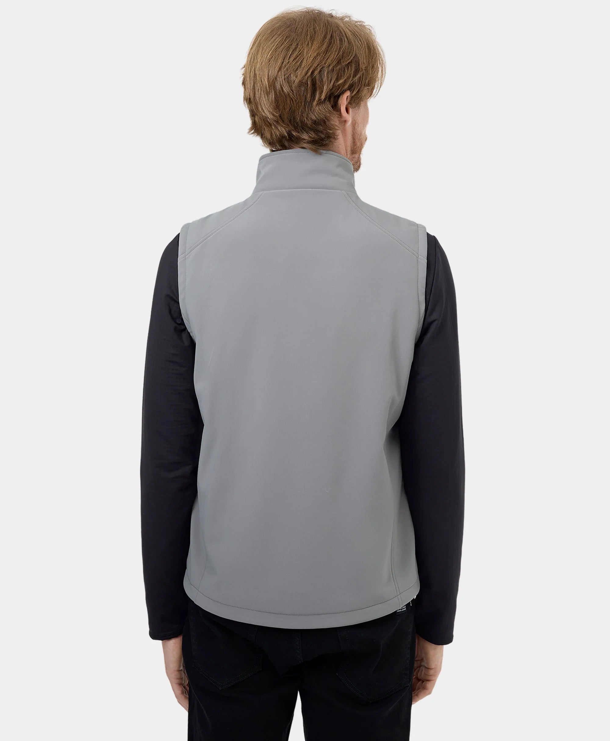 ORORO Heated Men's Heated Softshell Vest - Lower Back Heating - Image 35