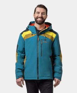 Alternative view of ORORO Heated (Open-box) St. Moritz Men's Heated Snow Jacket (Battery Pack Not Included)