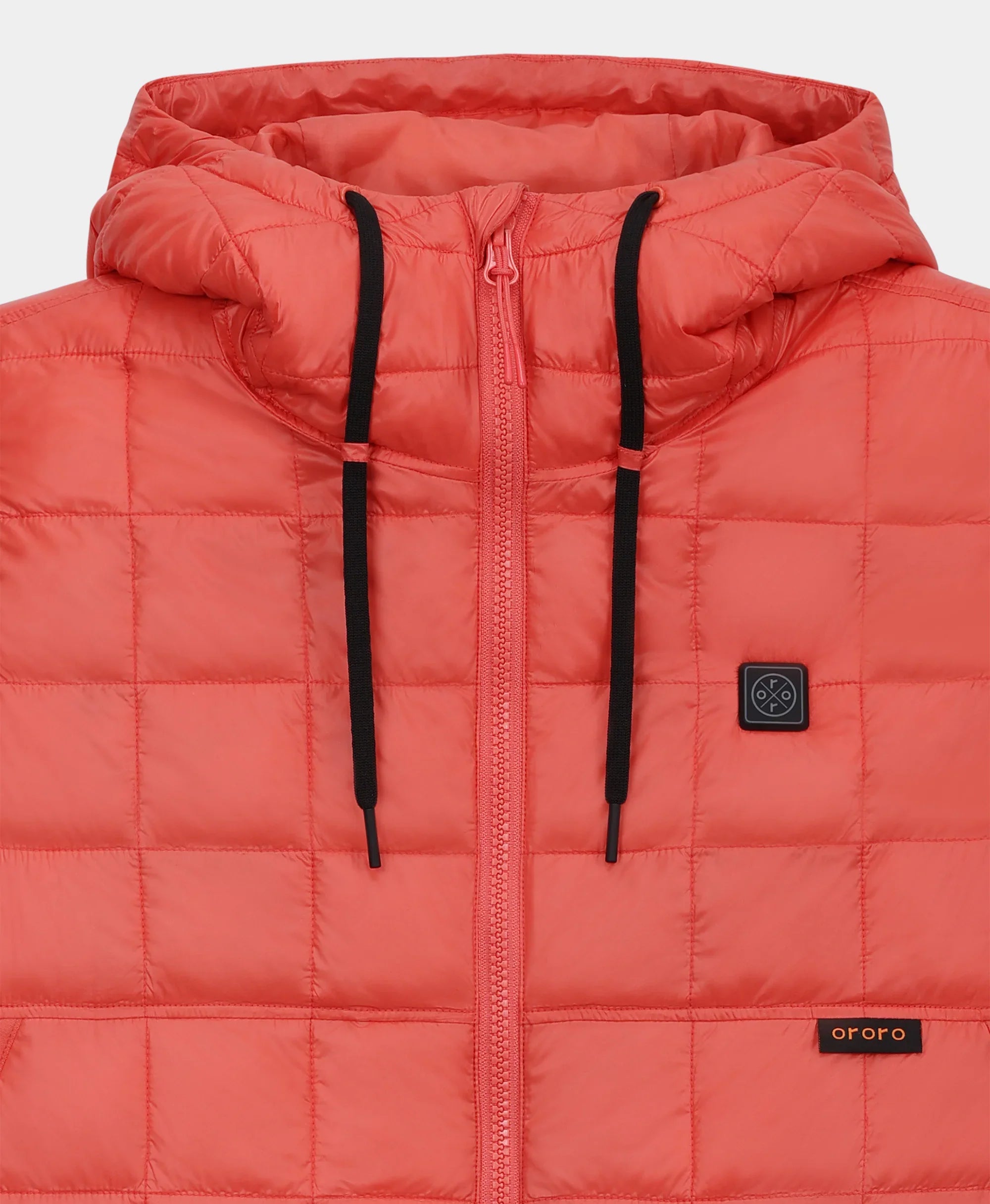 ORORO Heated PuffLyte™ Women's Junior 4-Zone Hooded Heated Vest (Apparel Only) - Image 4