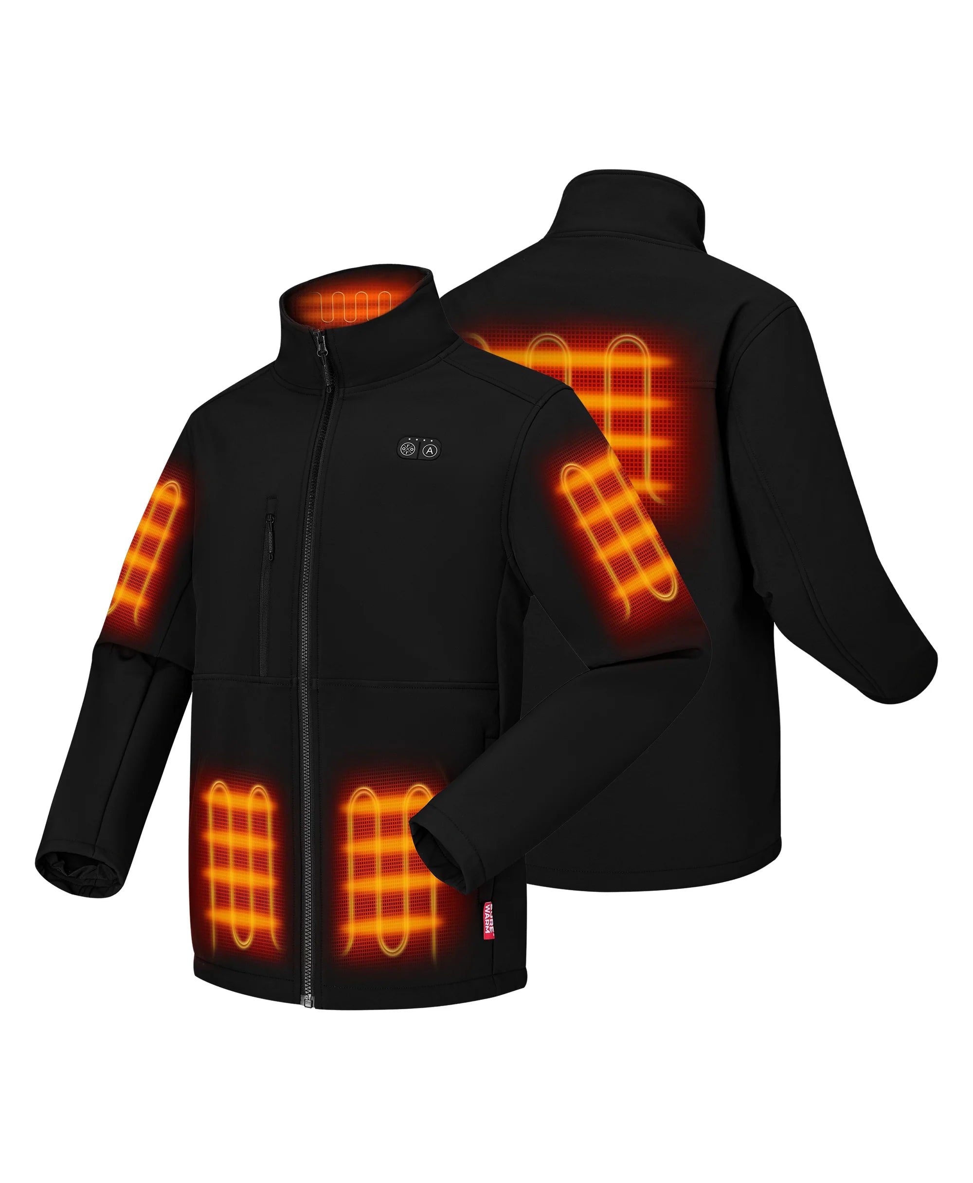 ORORO Heated Maverick ORORO Heated SureWarm® Men's 6-Zone Dual-Control Heated Softshell Jacket - Image 7