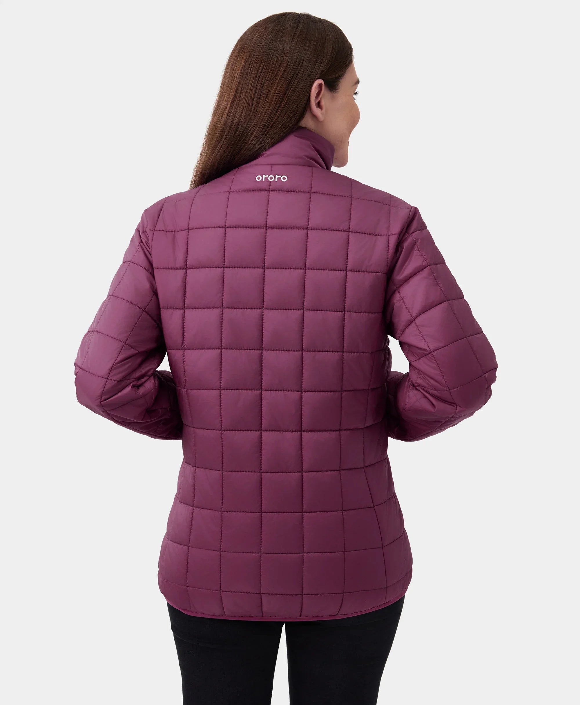ORORO Heated Prism Women's Heated Quilted Jacket (Apparel Only) - Image 13