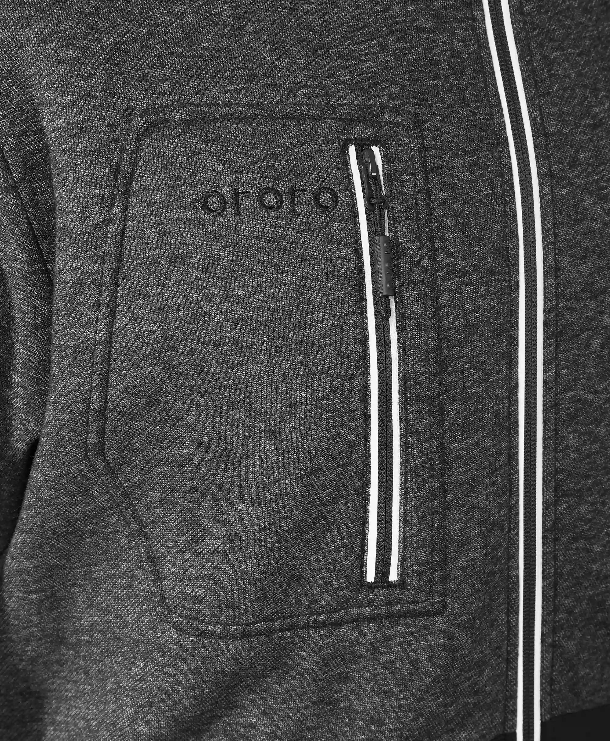 ORORO Heated (Open-box) Wayne Unisex 5-Zone Heated Full-Zip Hoodie (Battery Set Not Included) - Image 13