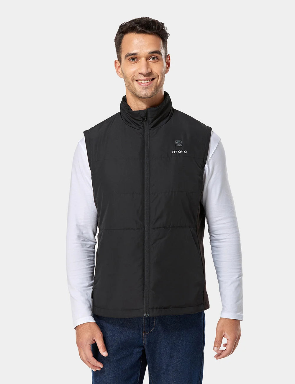 ORORO Heated Men's Heated Golf Jacket (with Zip-Off Sleeves) (Apparel Only) - Image 6