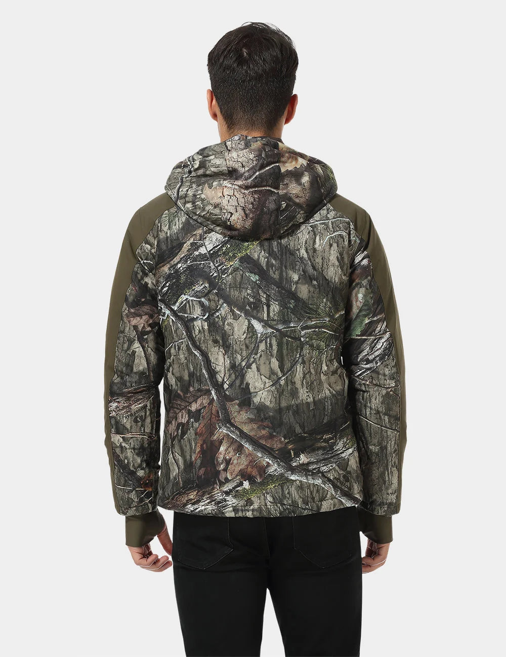 ORORO Heated Men's Heated Hunting Jacket - Camouflage, Mossy Oak® Country DNA (Apparel Only) (ORORO Heated Final Sale) - Image 4