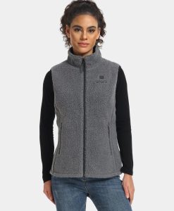 ORORO Heated Women's Heated Recycled Fleece Vest (Apparel Only)