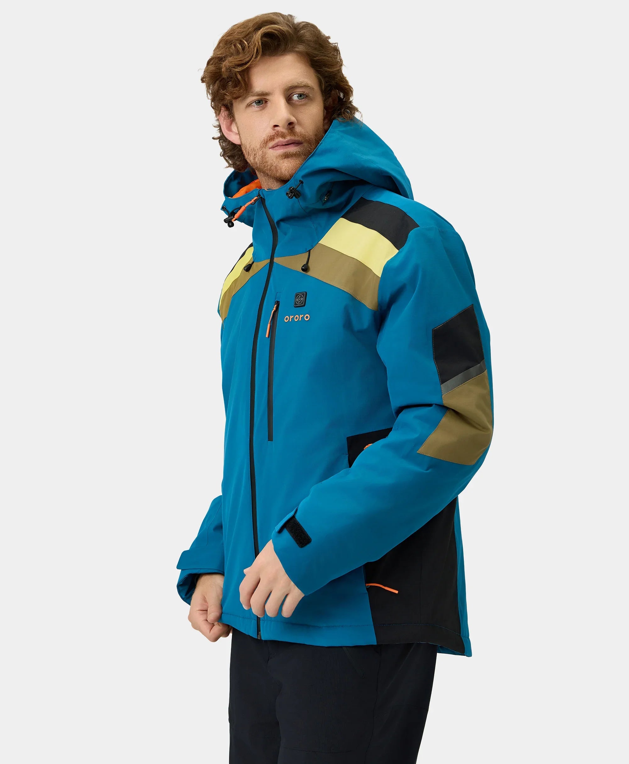 ORORO Heated St. Moritz Men's Heated Snow Jacket (Apparel Only) - Image 13