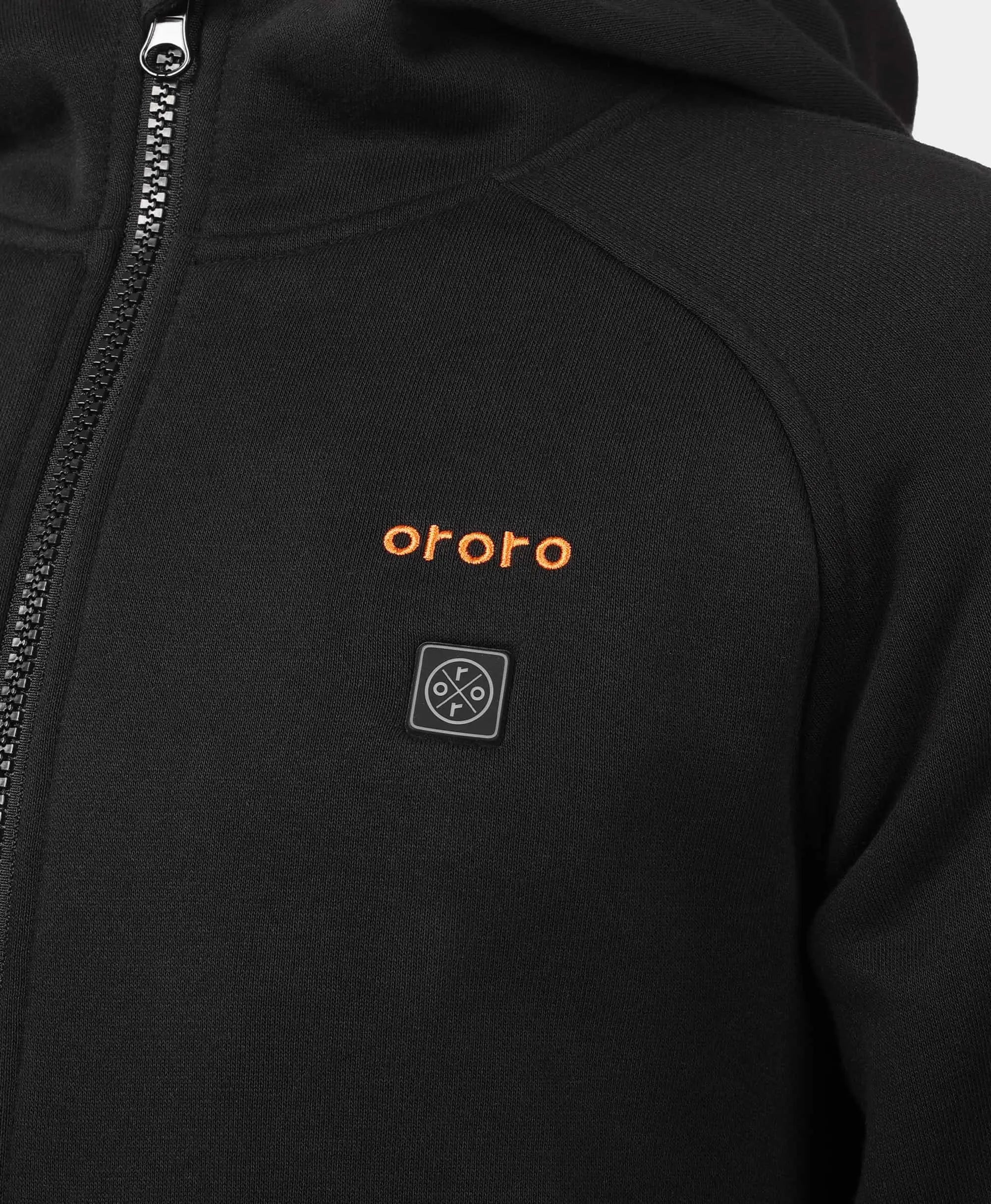 ORORO Heated (Open-box) Kids' 4-Zone Heated Full-Zip Fleece Hoodie (Battery Set Not Included) - Image 19