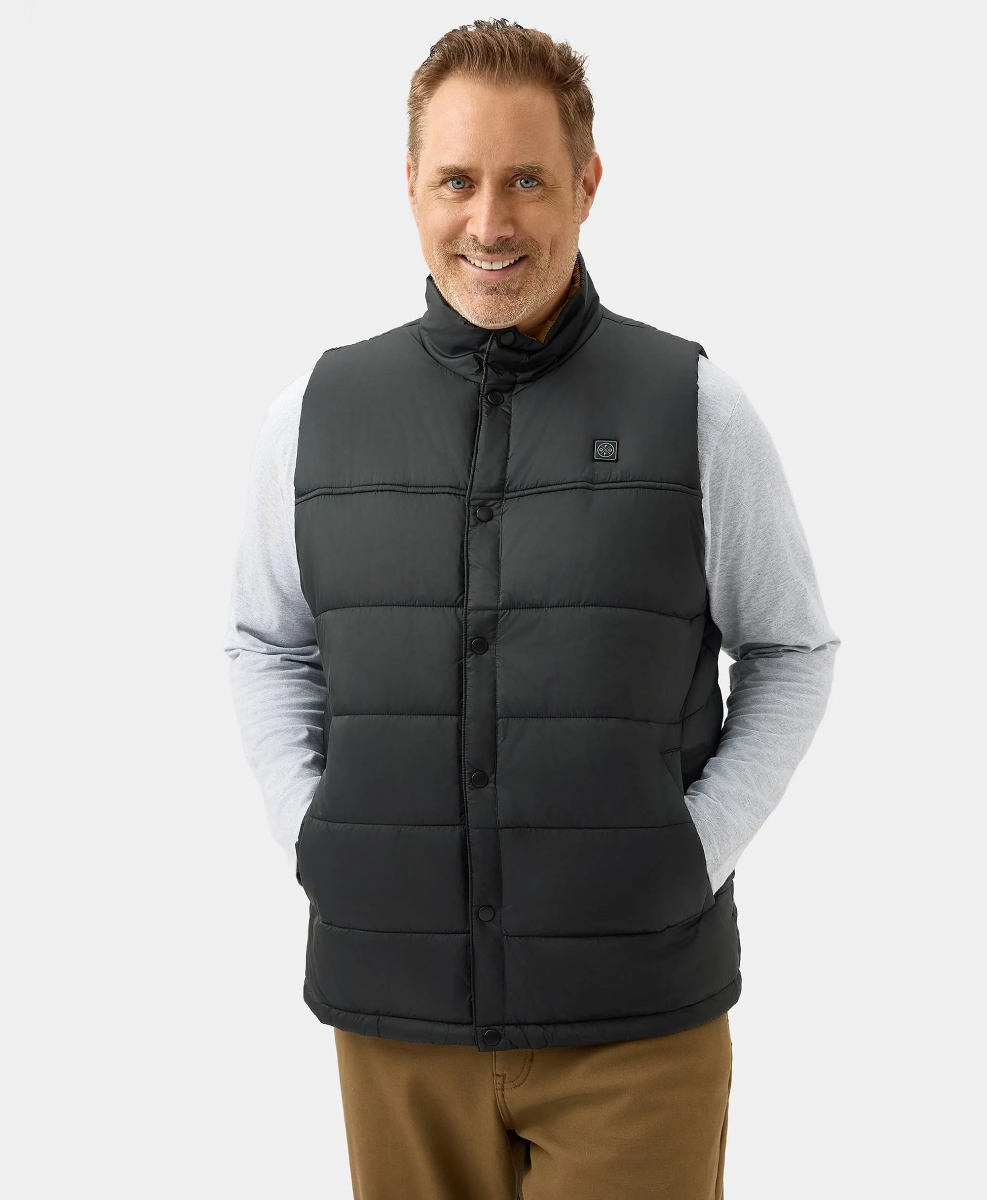 ORORO Heated (Open-box) PuffLyte™ Men's Heated Lightweight Vest (Battery Set Not Included) - Image 8