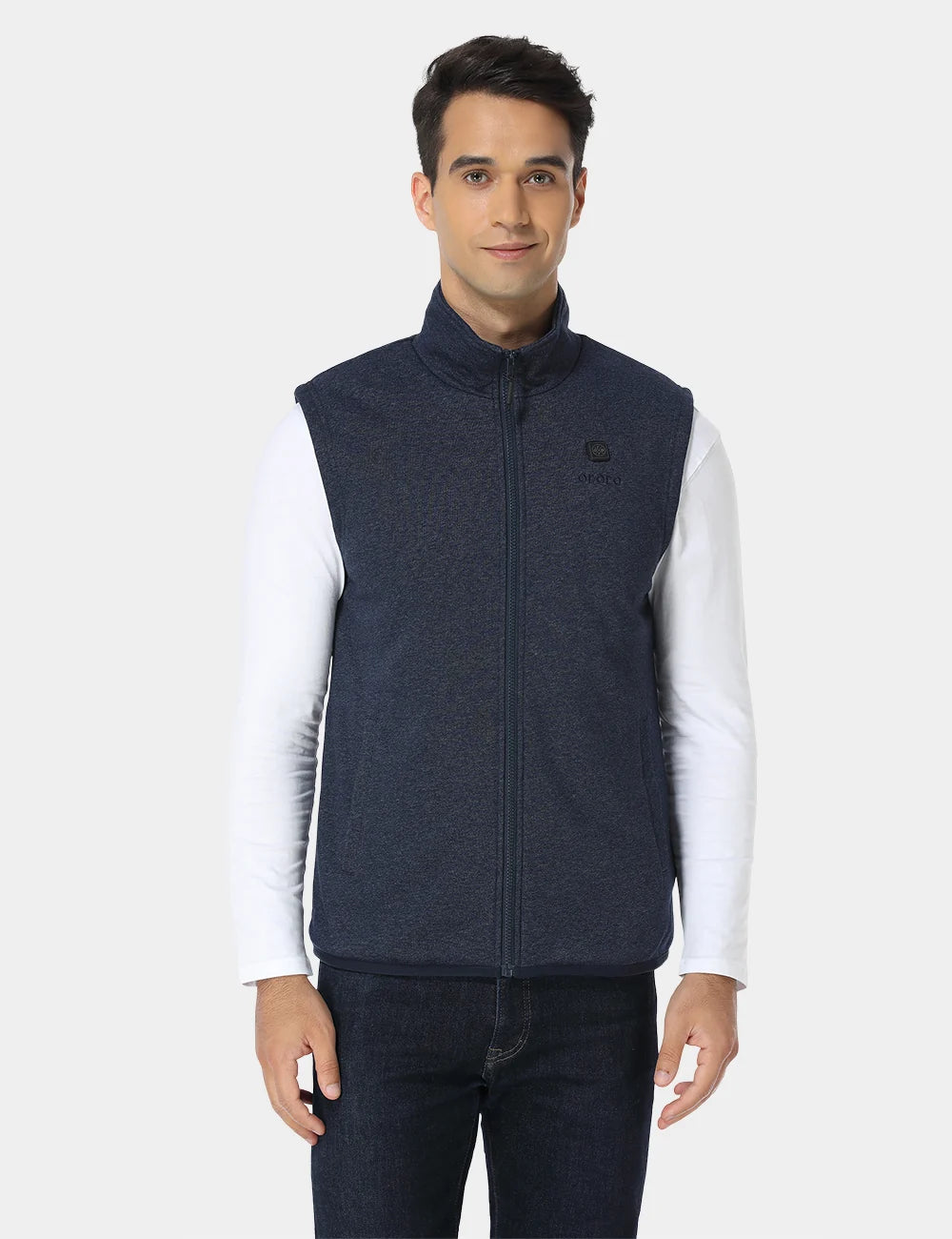 ORORO Heated Men's Heated Fleece Vest - New Colors (ORORO Heated Final Sale) - Image 4