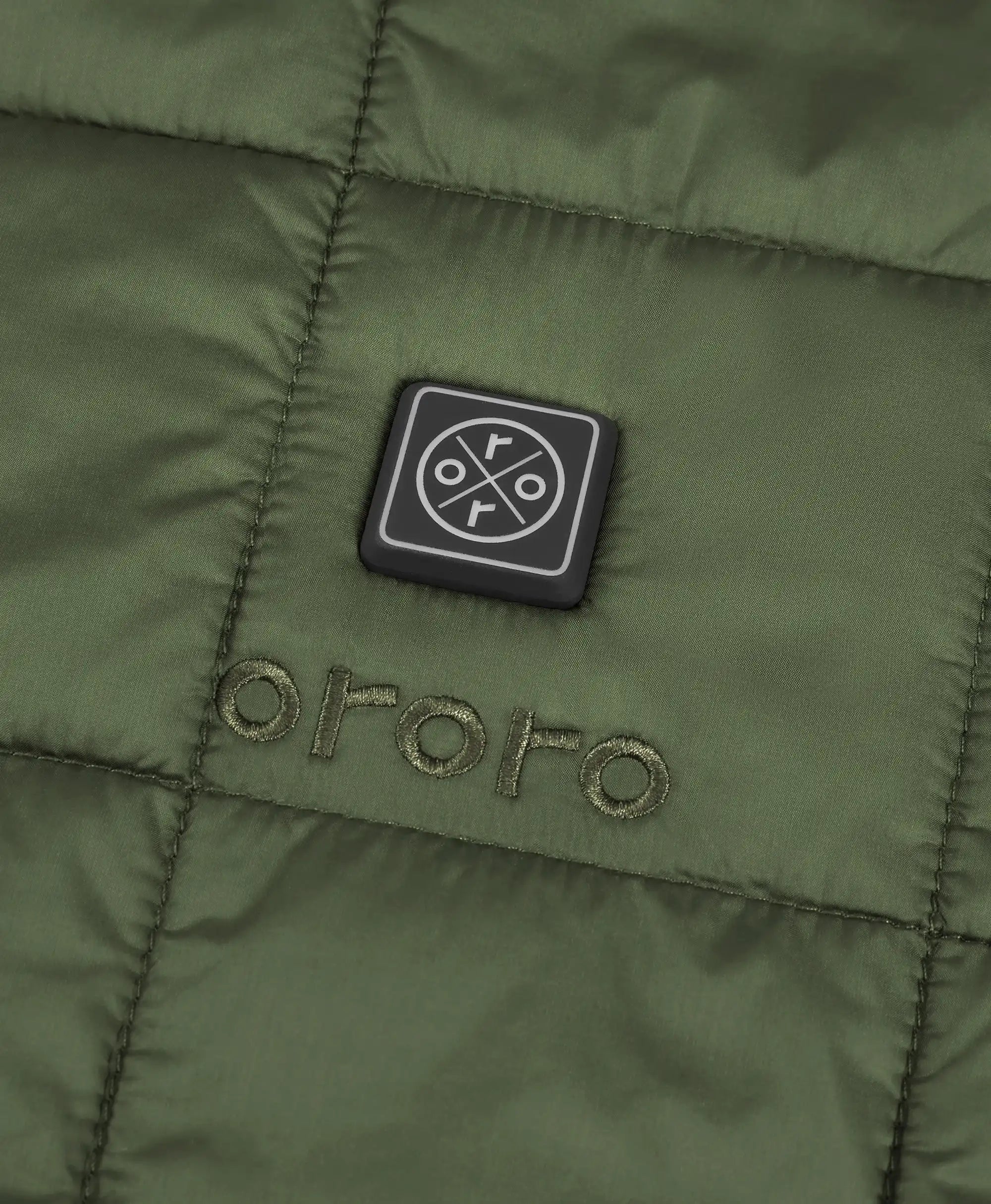 ORORO Heated PuffLyte™ Men's 5-Zone Hooded Heated Vest (Apparel Only) - Image 11
